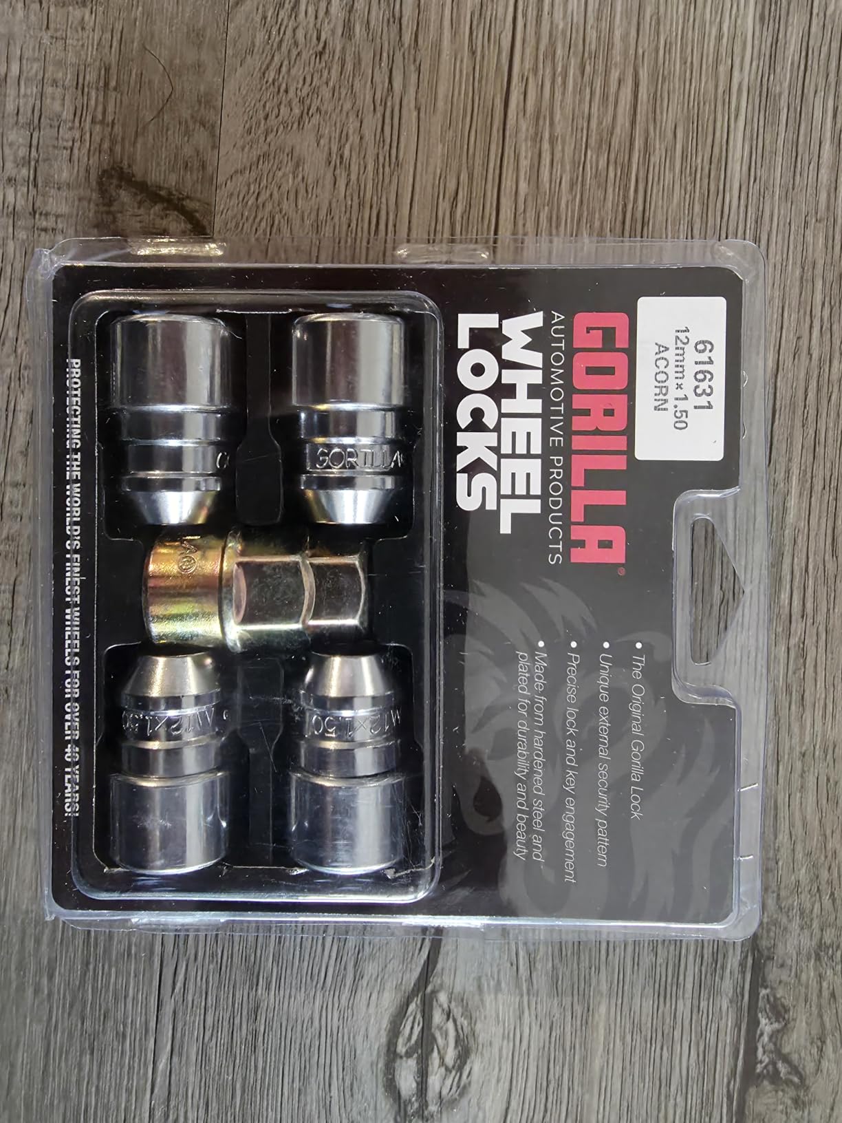 Gorilla Automotive 61631 Acorn Gorilla Guard Locks (12mm x 1.50 Thread Size) - Pack of 4 customer photo 2