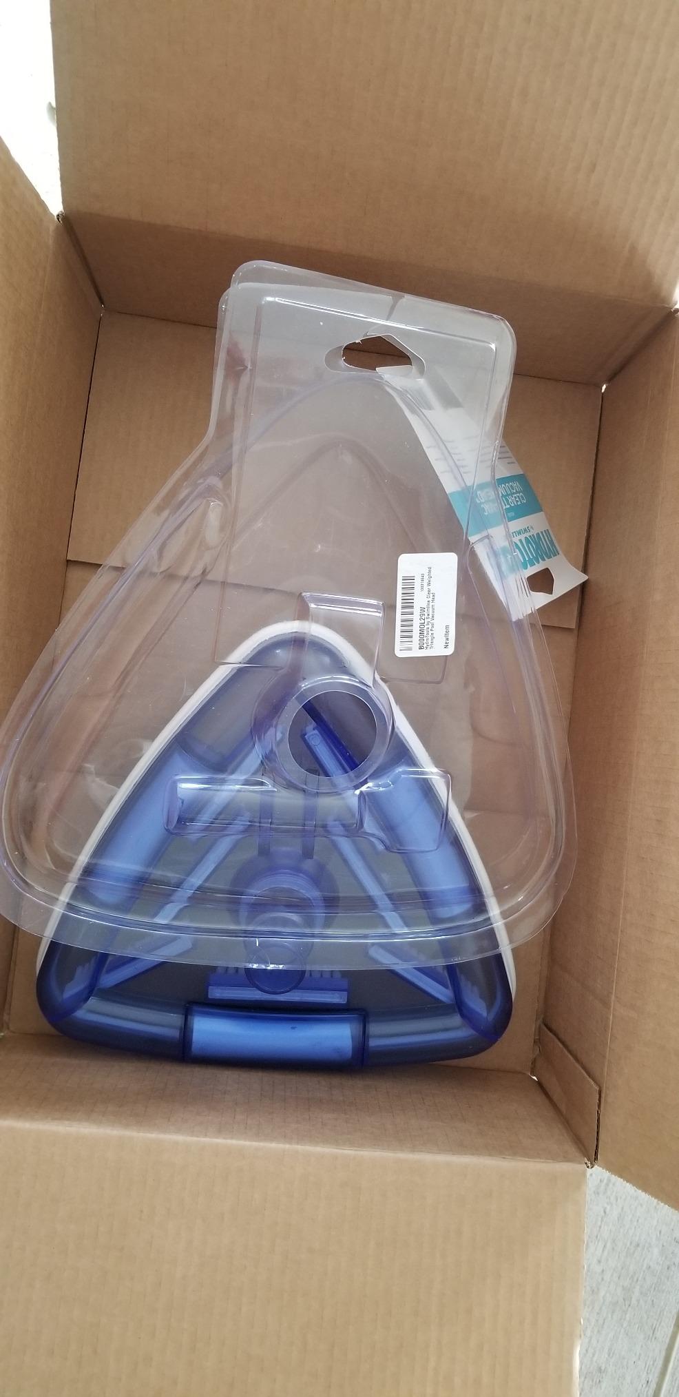 SWIMLINE HYDROTOOLS Manual Pool Vacuum Head Attachment For Inground & Above Ground Pools |Weighted Swimming Pool Vac Head Clear Triangle Shape W/ Bristles| Swivel Hose 1-1/4 or 1-1/2’’| 8145 customer photo 2