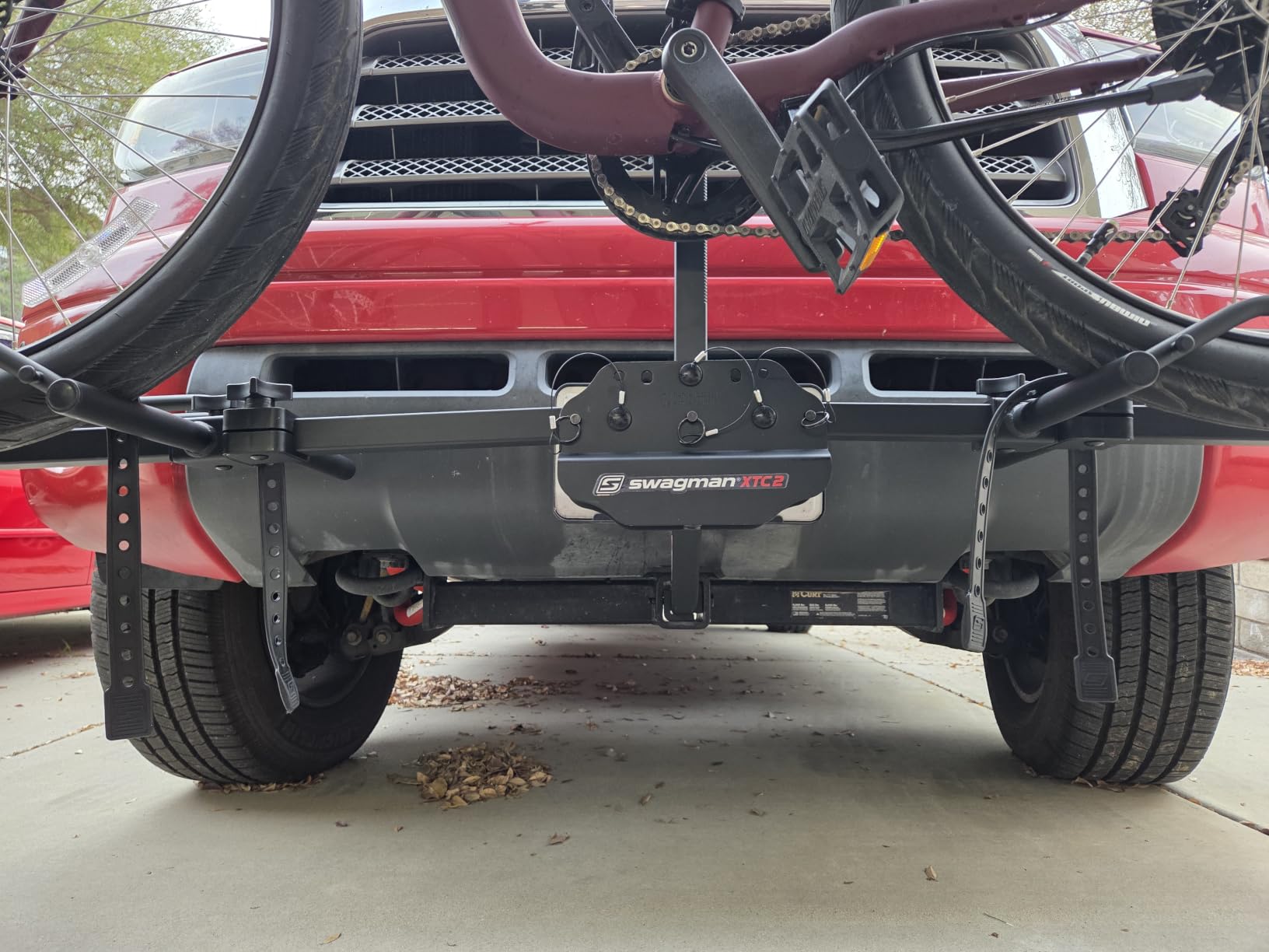 Swagman XTC2 Hitch Mount Bike Rack – Platform Carrier for 2 Bikes, Ratcheting Hook System, Compact Clam-Shell Folding Design customer photo 1