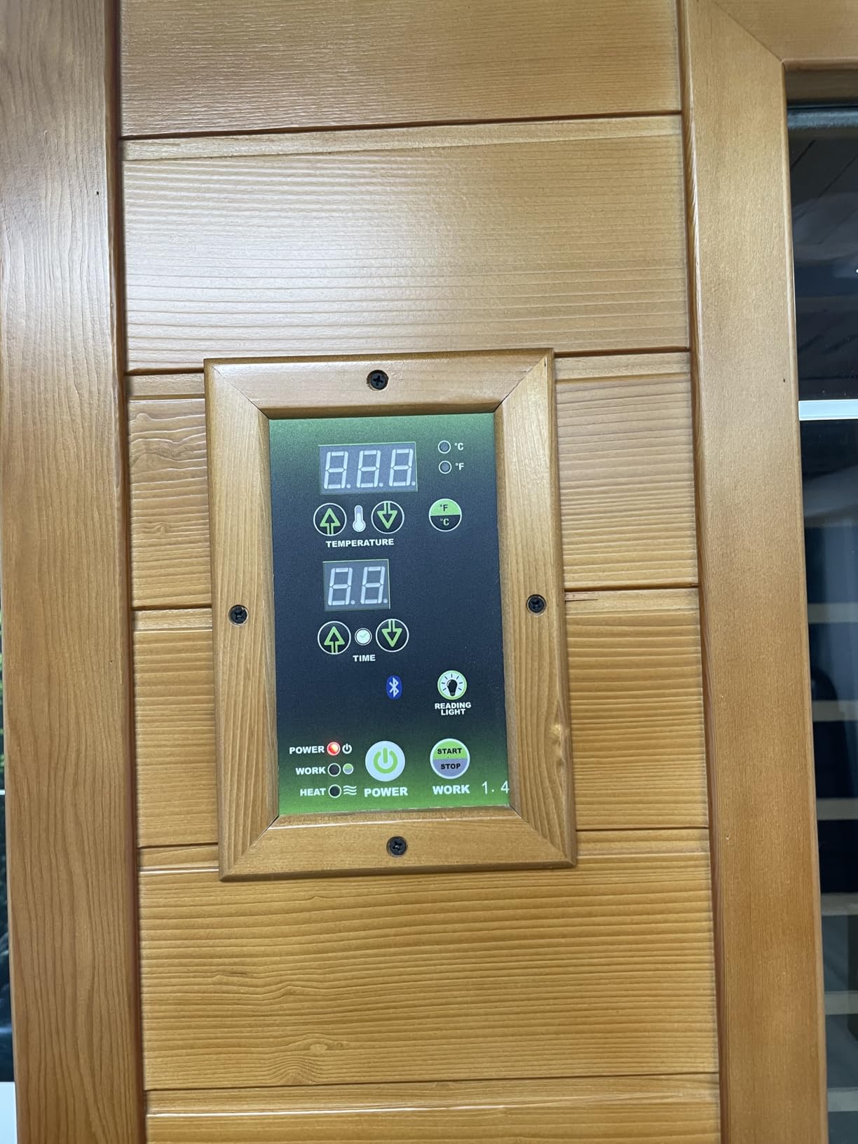 Dynamic Saunas Andora 2-Person Infrared Sauna with Red Light Therapy. customer photo 2