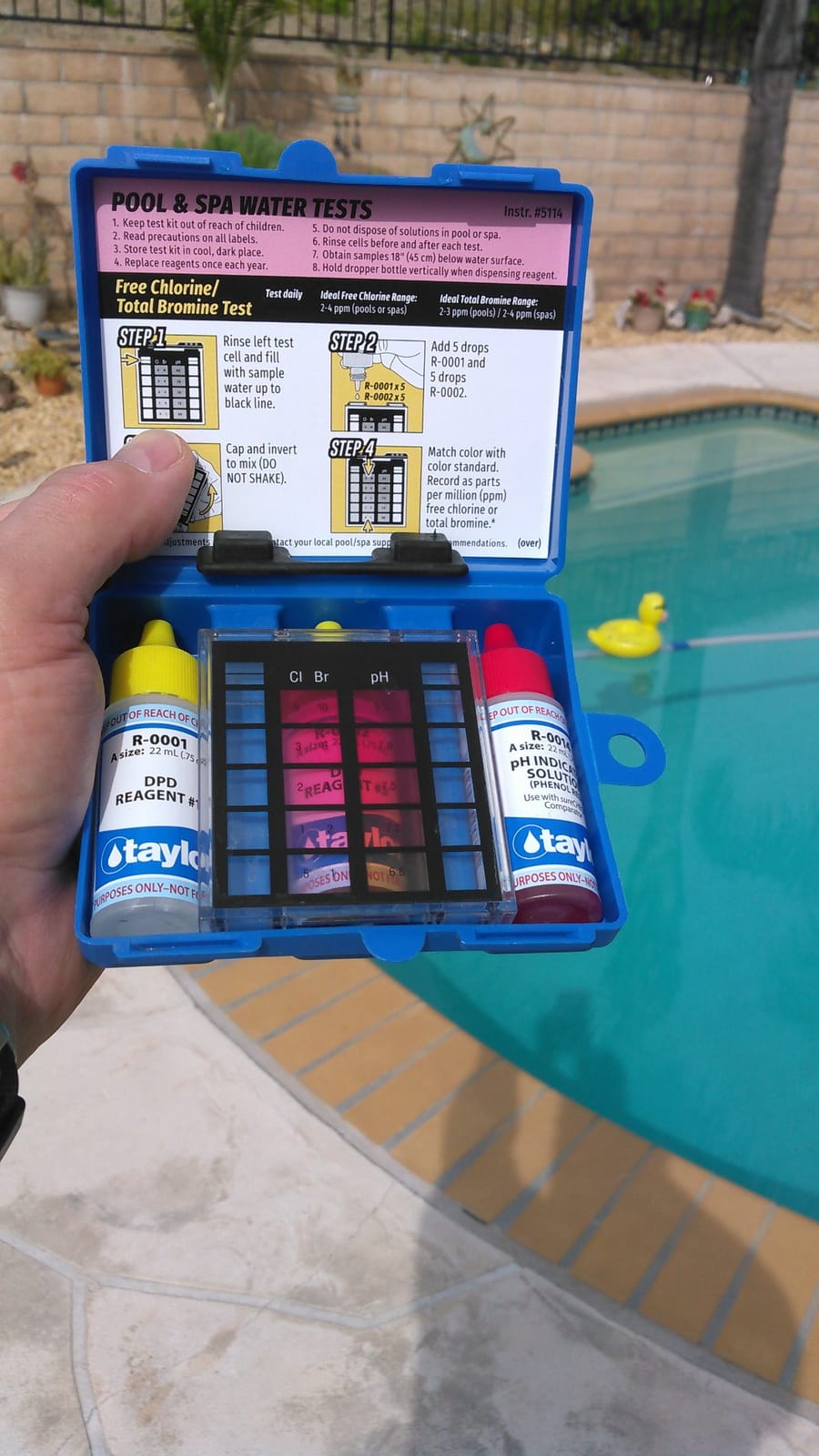 Taylor Technologies K-1001 DPD, 3-in-1 Pool Test Kit for Free Chlorine customer photo 1