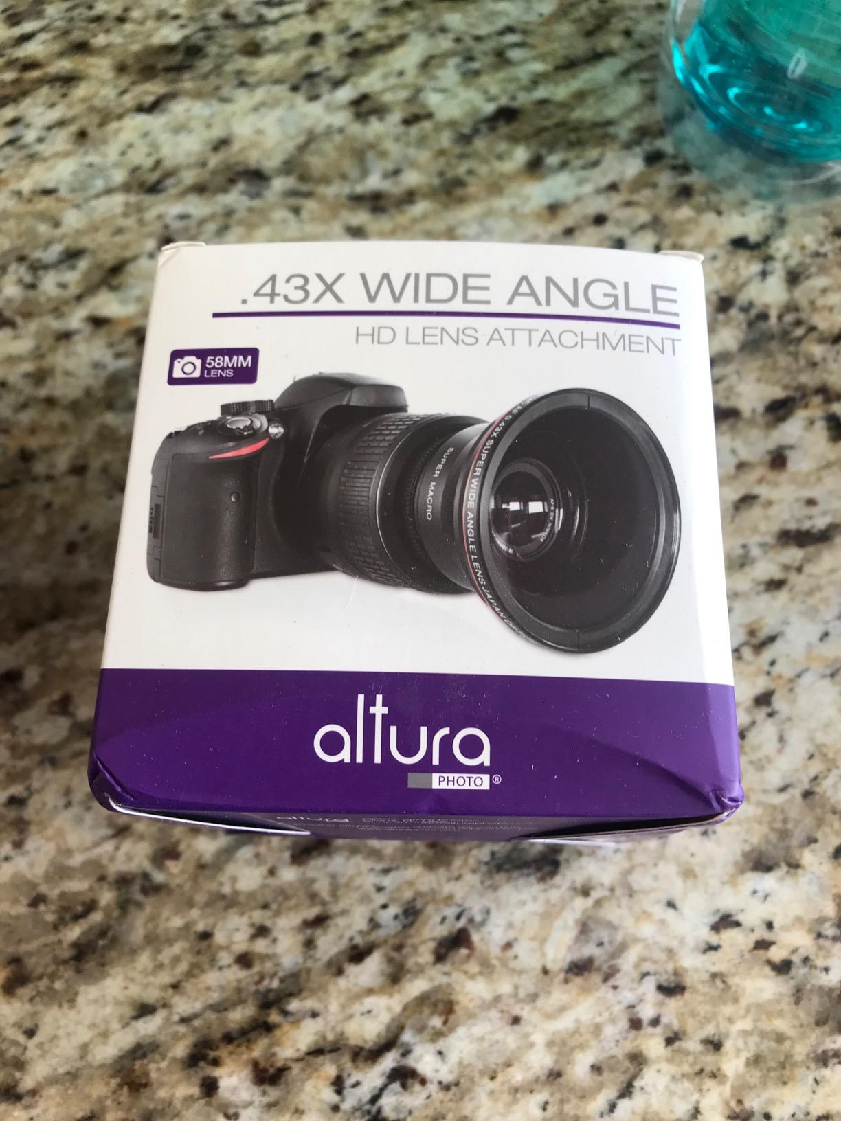 Altura Photo 58mm Wide Angle Lens with Macro for Canon Rebel T7, T6, EOS customer photo 2