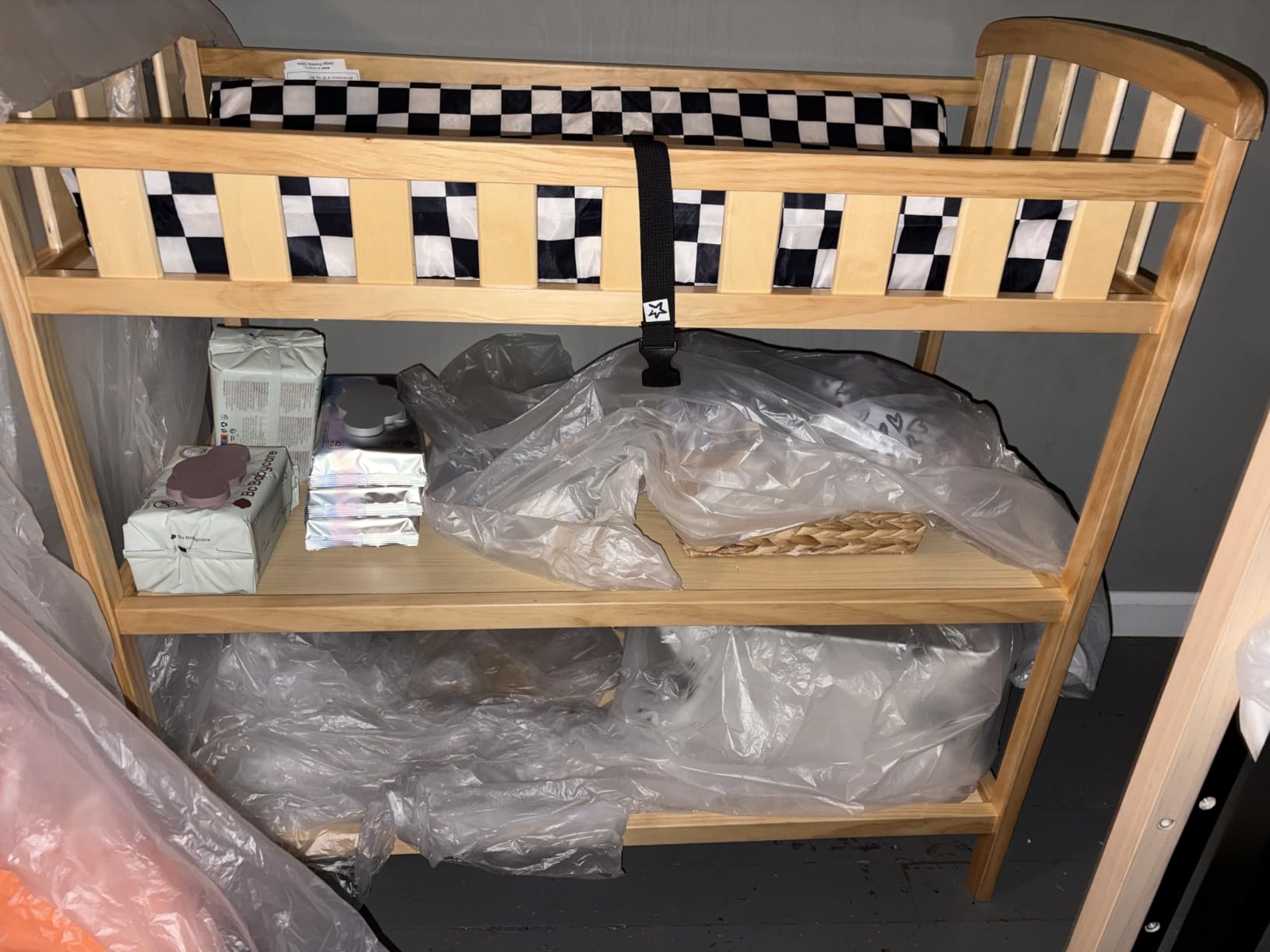 Dream On Me Emily Changing Table with Two Storage Shelves, White customer photo 2