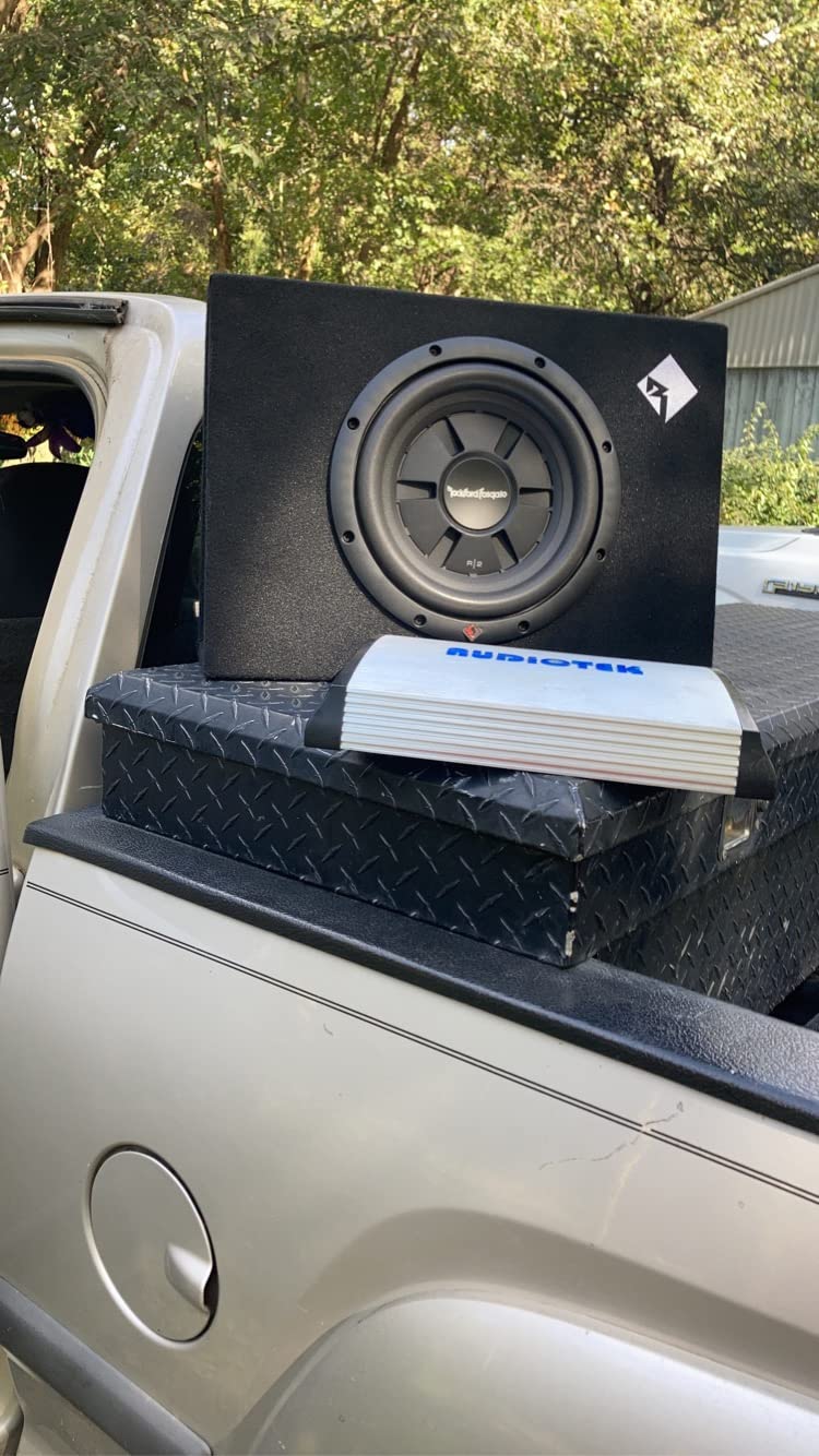 Rockford Fosgate Prime R2S-1X10 Loaded 10” Slim Subwoofer in Enclosure customer photo 1
