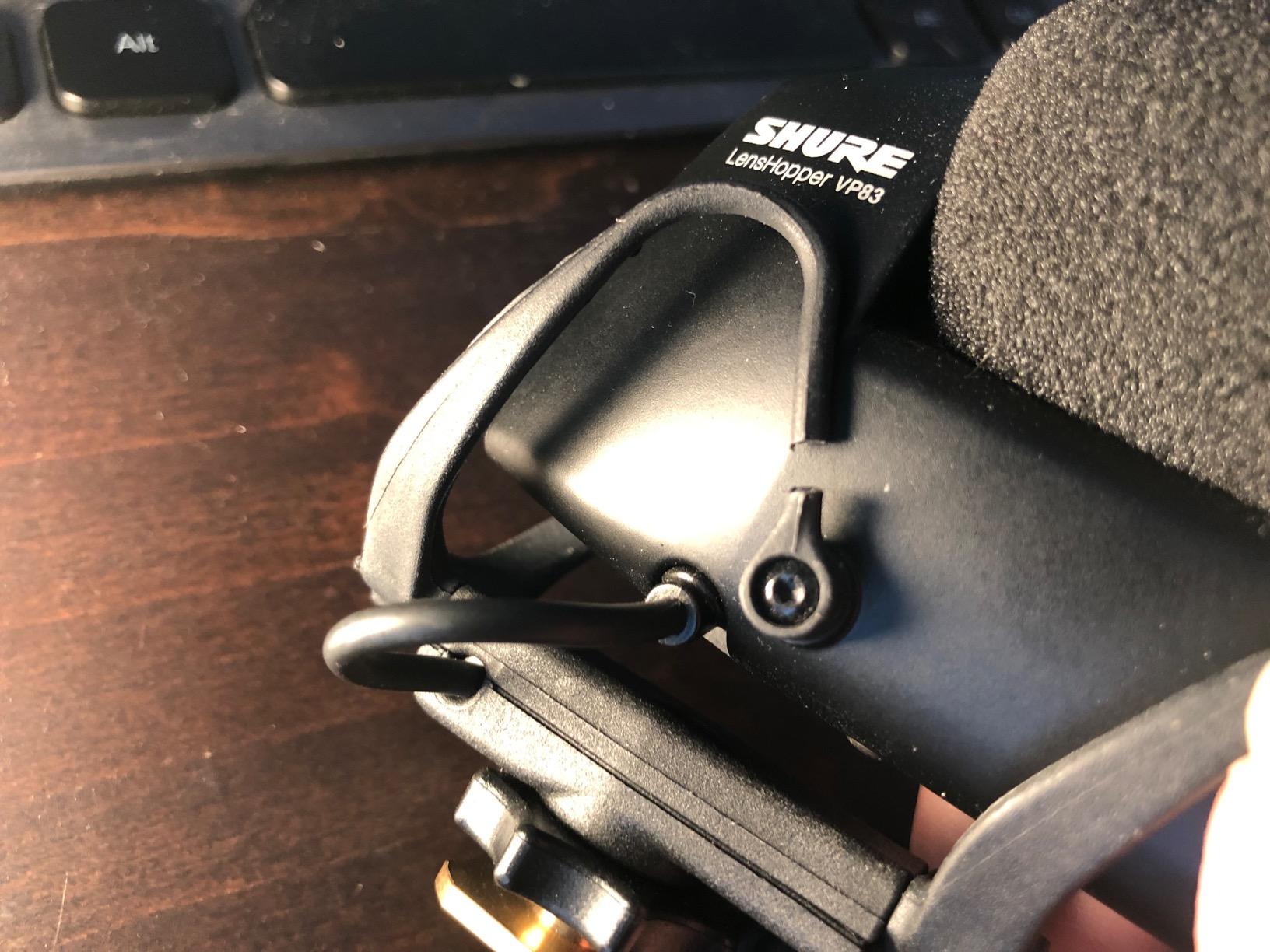 Shure VP83 LensHopper Camera-Mounted Condenser Shotgun Microphone for use with DSLR Cameras and HD Camcorders - Capture Detailed, High Definition Audio with Full Low-end Response customer photo 2