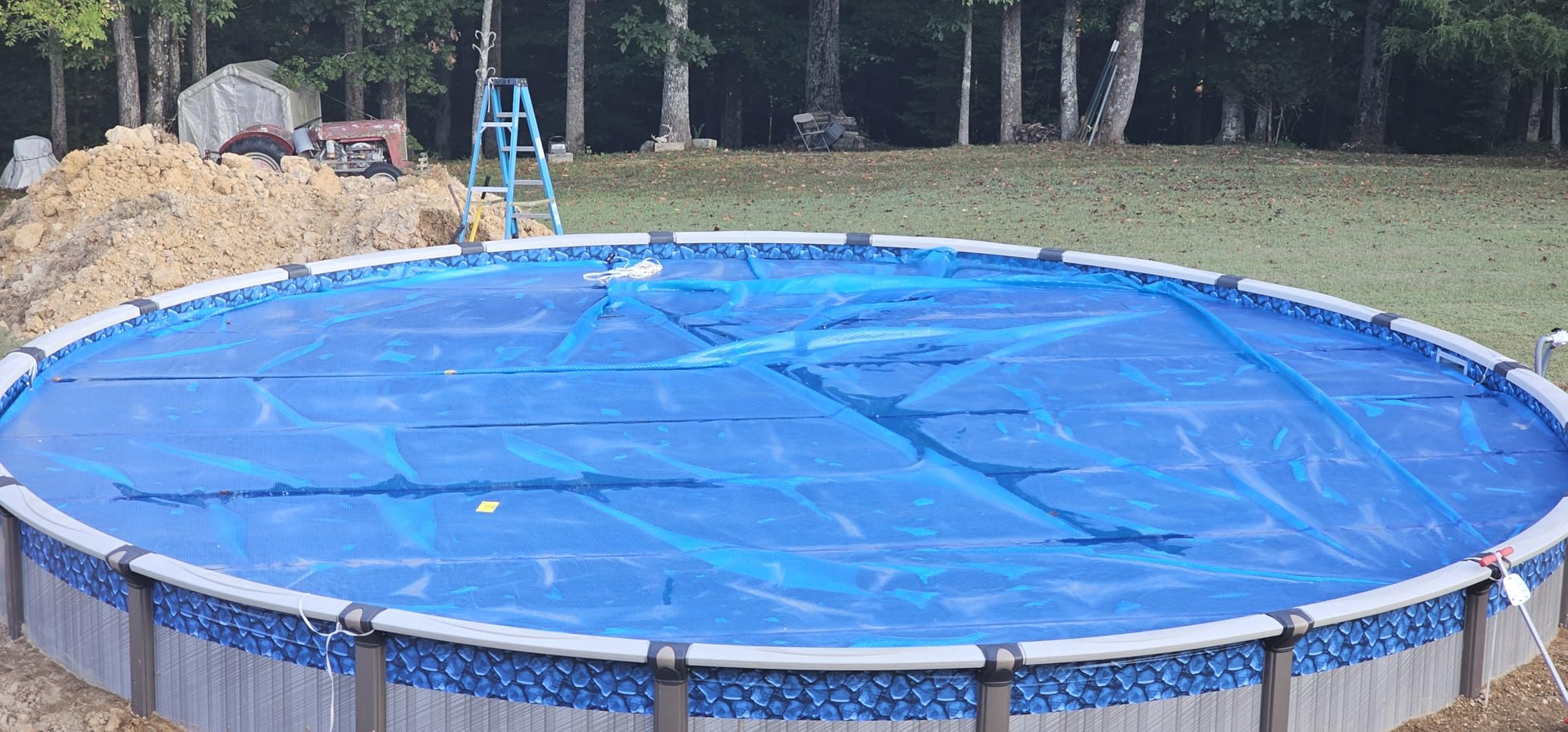 Sun2Solar Blue 18 ft Round Solar Cover | 8 Mil | Heat Retaining customer photo 1