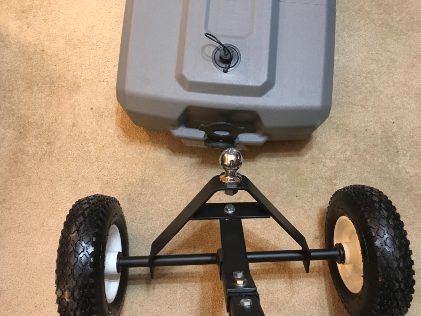 Thetford RV Portable Waste Tote Tank - 2 Wheels - 35 Gallon -Thetford 40503 customer photo 2