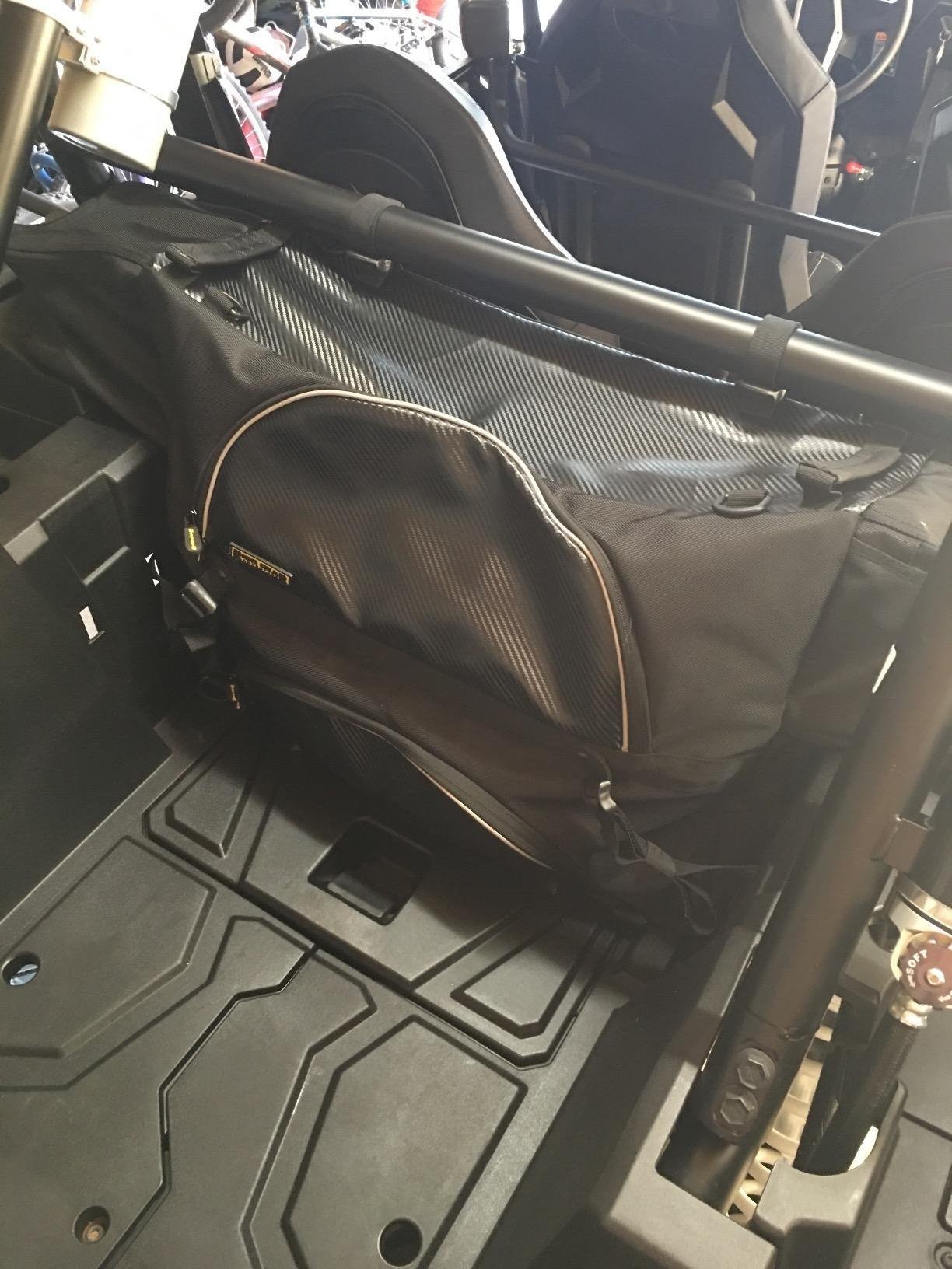 Nelson-Rigg USA UTV Rear Cargo Bag Fits Most UTV’s including Polaris RZR, Kawasaki KRX, CFMoto ZForce. Universal Mounting, 2 side pockets, 2 large compartment, reflective accents customer photo 2