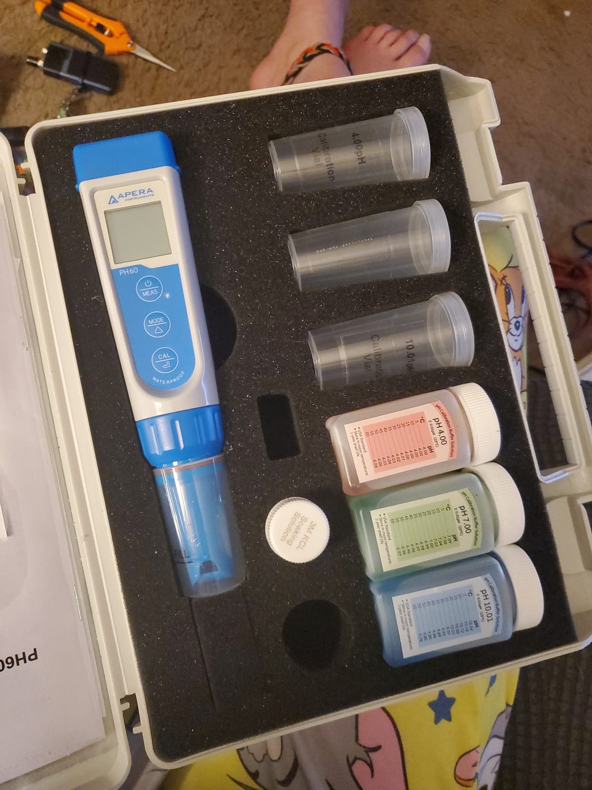 Apera Instruments AI311 Premium Series PH60 Waterproof pH Pocket Tester Kit, Replaceable Probe, ±0.01 pH Accuracy, Lcd display customer photo 2