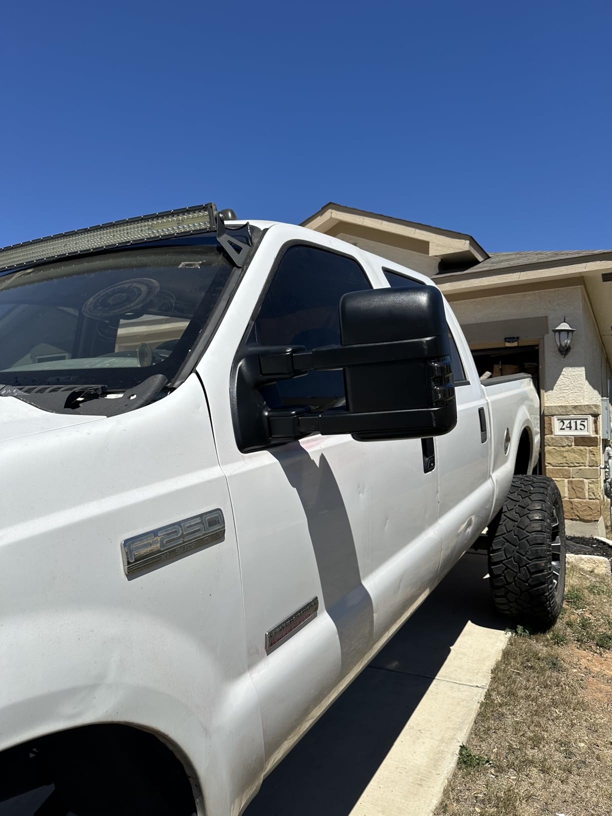 YITAMOTOR Towing Mirrors for Ford 1999-2007 F250 F350 F450 F550 Super Duty customer photo 2