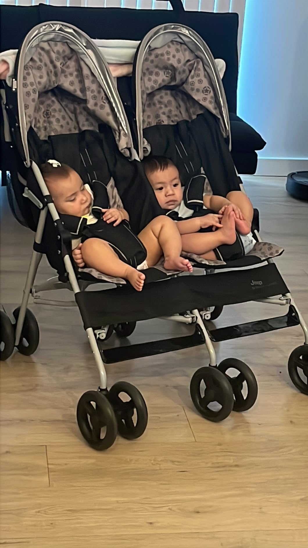 Jeep Scout Double Stroller, Charcoal Galaxy customer photo 2
