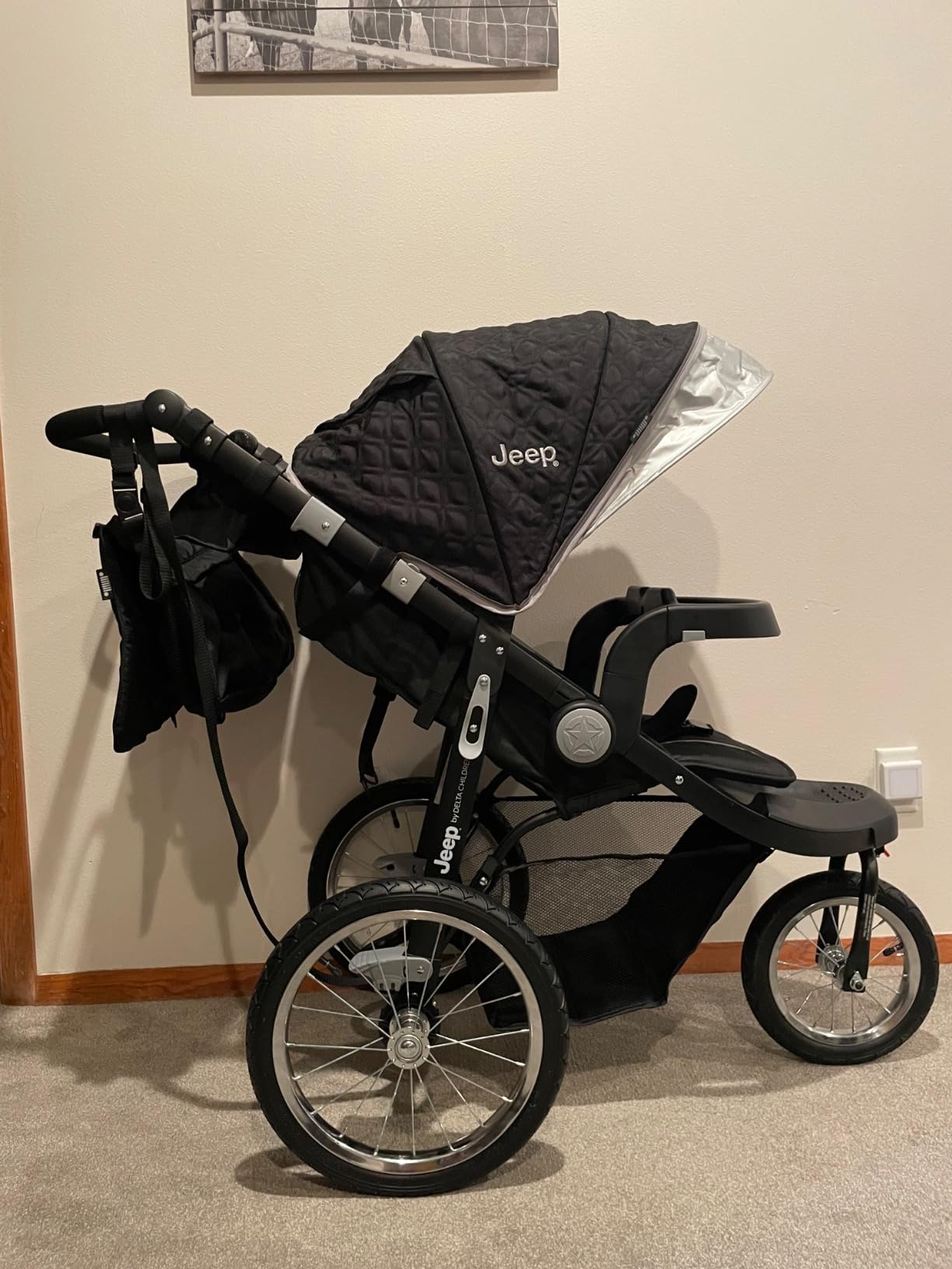 Jeep Cross-Country Sport Plus Jogging Stroller by Delta Children, Charcoal Galaxy customer photo 1