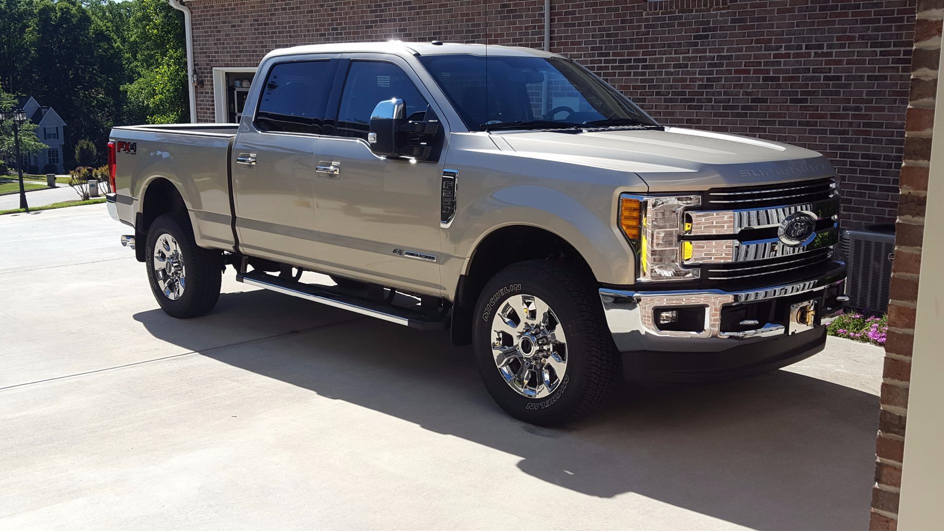 Husky Liners Custom Mud Guards | Fits 2017-2026 Ford F-250 & F-350 w/Single Rear Wheels & w/o OEM Fender Flares | Rear Set, 2-pc Black - 58466 customer photo 1