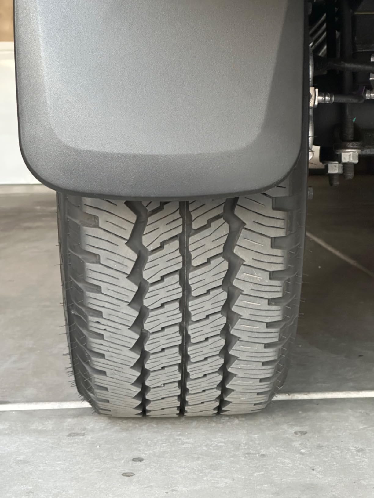 Husky Liners Custom Mud Guards | Fits 2017-2026 Ford F-250 & F-350 w/Single Rear Wheels & w/o OEM Fender Flares | Rear Set, 2-pc Black - 58466 customer photo 2