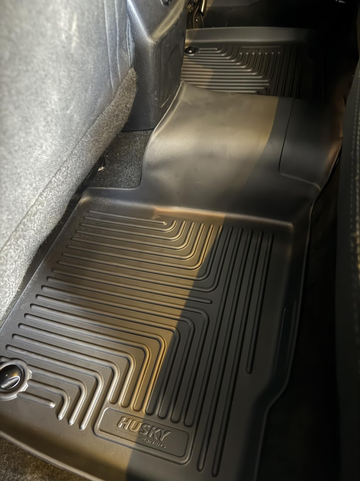 Husky Liners Weatherbeater Floor Mats | Fits 2015-2019 Ford Explorer | Front Row, 2-pc Black - 13761 customer photo 1