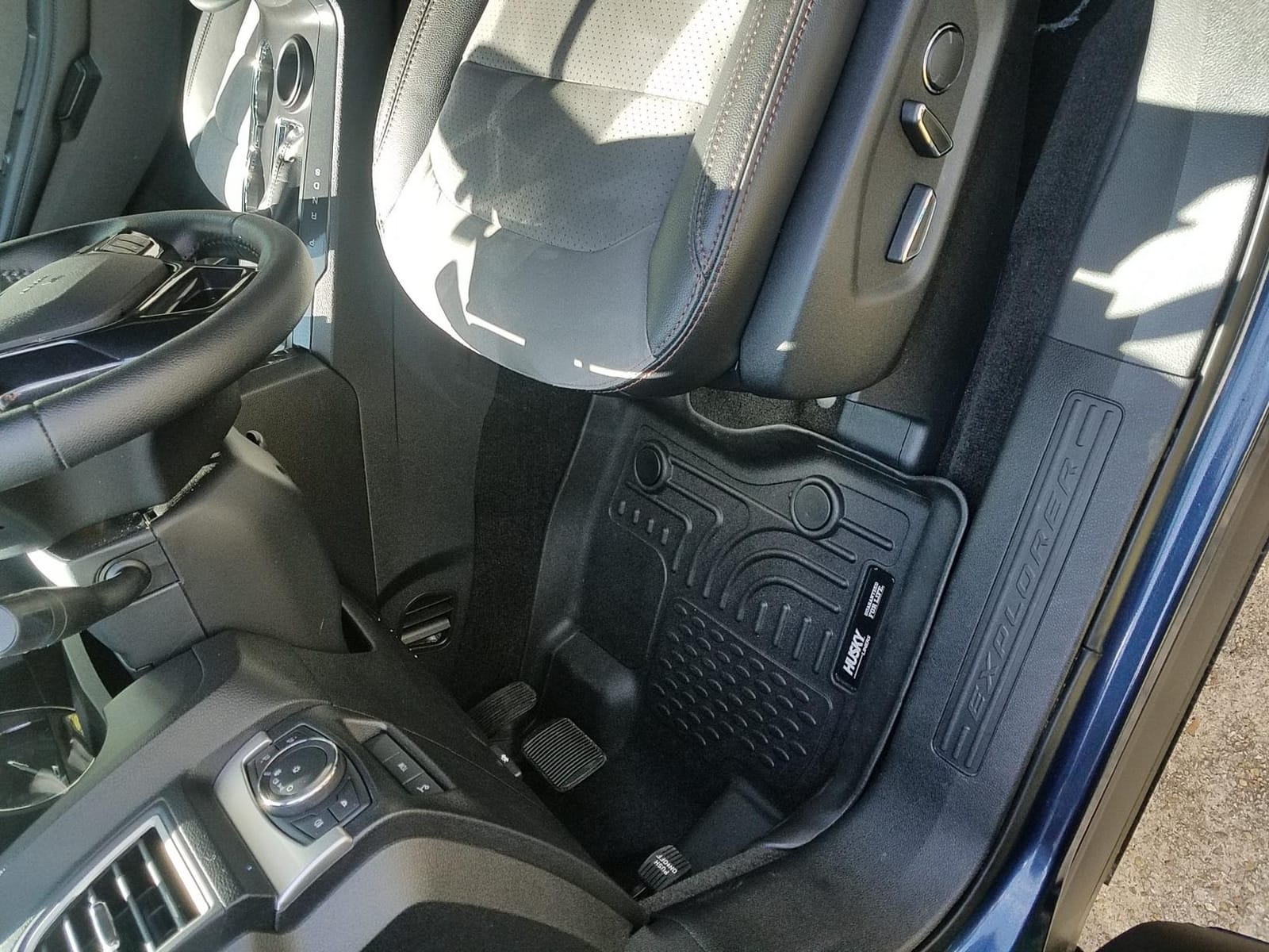 Husky Liners Weatherbeater Floor Mats | Fits 2015-2019 Ford Explorer | Front Row, 2-pc Black - 13761 customer photo 2