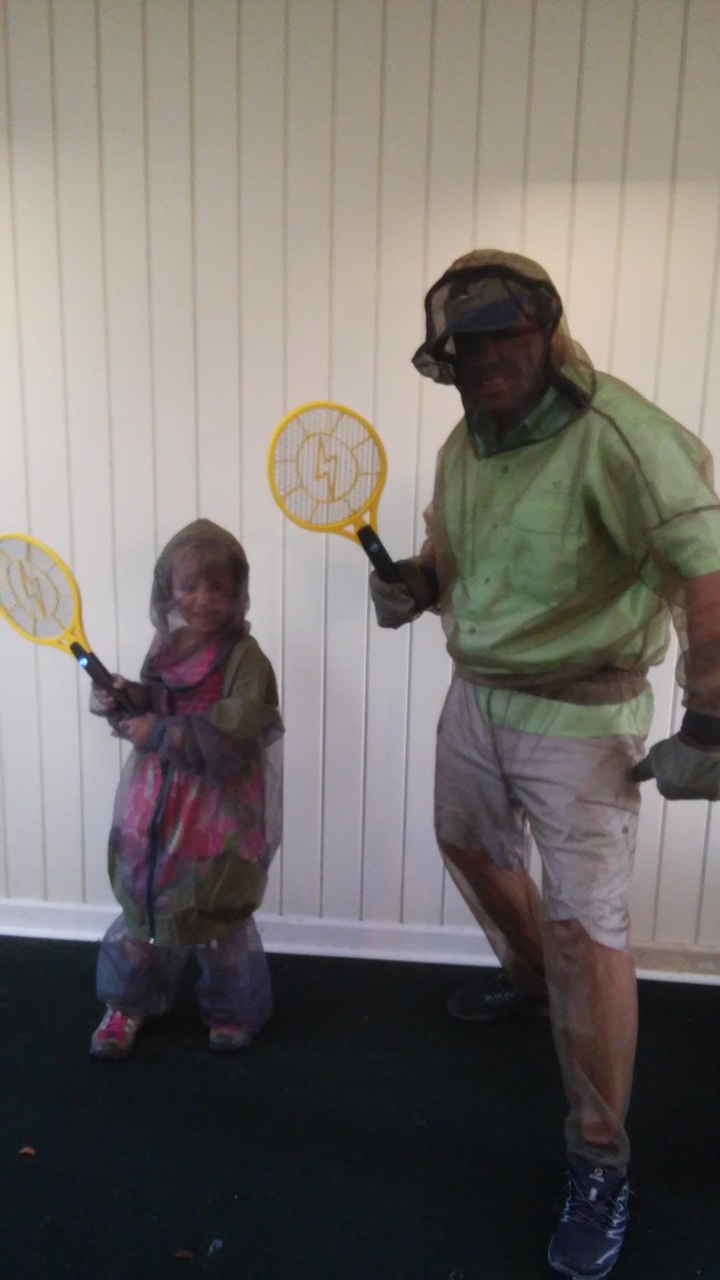 ZAP IT! Rechargeable Electric Fly Swatter Racket - 4,000-Volt Mosquito Zapper with USB Charging Cable and Super-Bright LED Light -Small- Safe 3-Layer Mesh, Yellow, Bug Zapper for Indoors and Outdoors customer photo 2