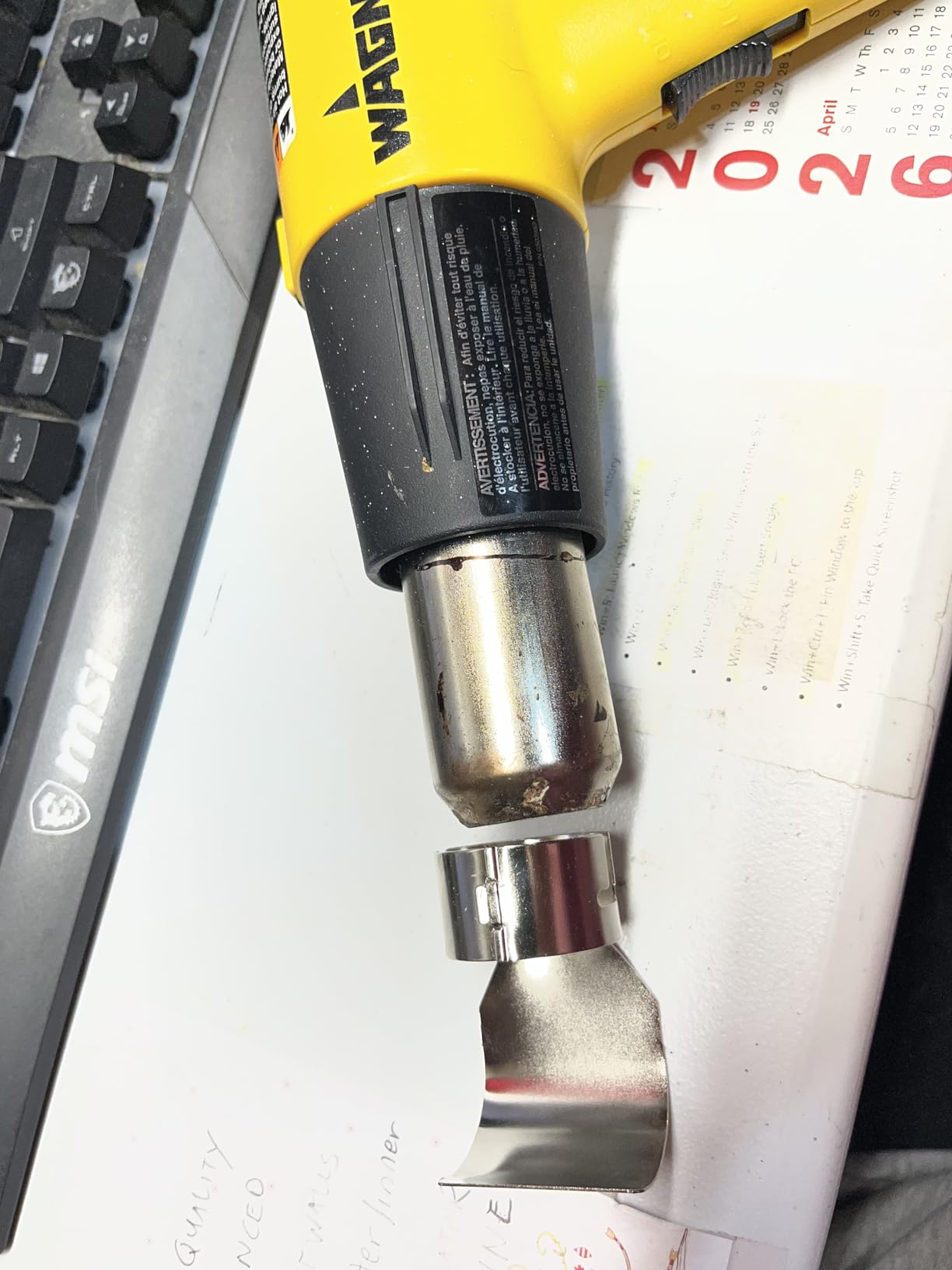 WAGNER Reflector Nozzle for FURNO Heat Gun - for thawing Frozen Pipes, Bending Plastic, Shrinking and Insulating Electrical Cables customer photo 2