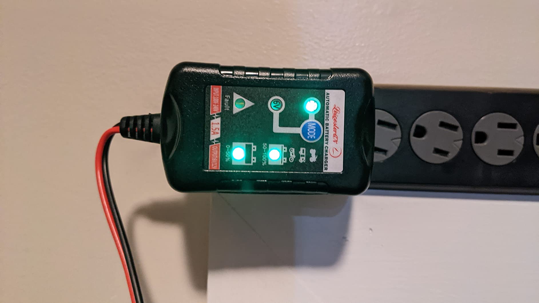 2A Battery Maintainer & Trickle Charger, 6V 12V Smart Float Charger with Pulse Repair Mode, 10FT Extra Long for Motorcycle, Automotive Car, Lawn Mower, Marine Boat, ATV, SLA, AGM, Gel, LiFePO4 customer photo 2