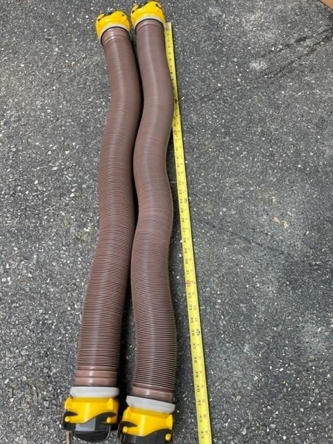 Camco Revolution 10-Foot Camper/RV Sewer Hose Kit - Features Pre-Attached 360-Degree Rotating Fittings - Includes Wire Guards (39639) customer photo 2