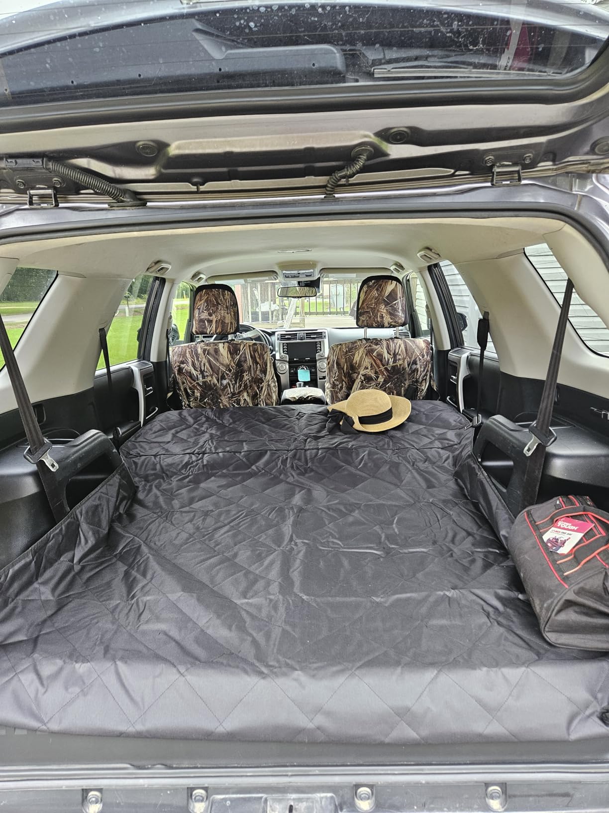 F-color SUV Cargo Liner for Dogs - Trunk Cover with Bumper Flap Protector customer photo 2