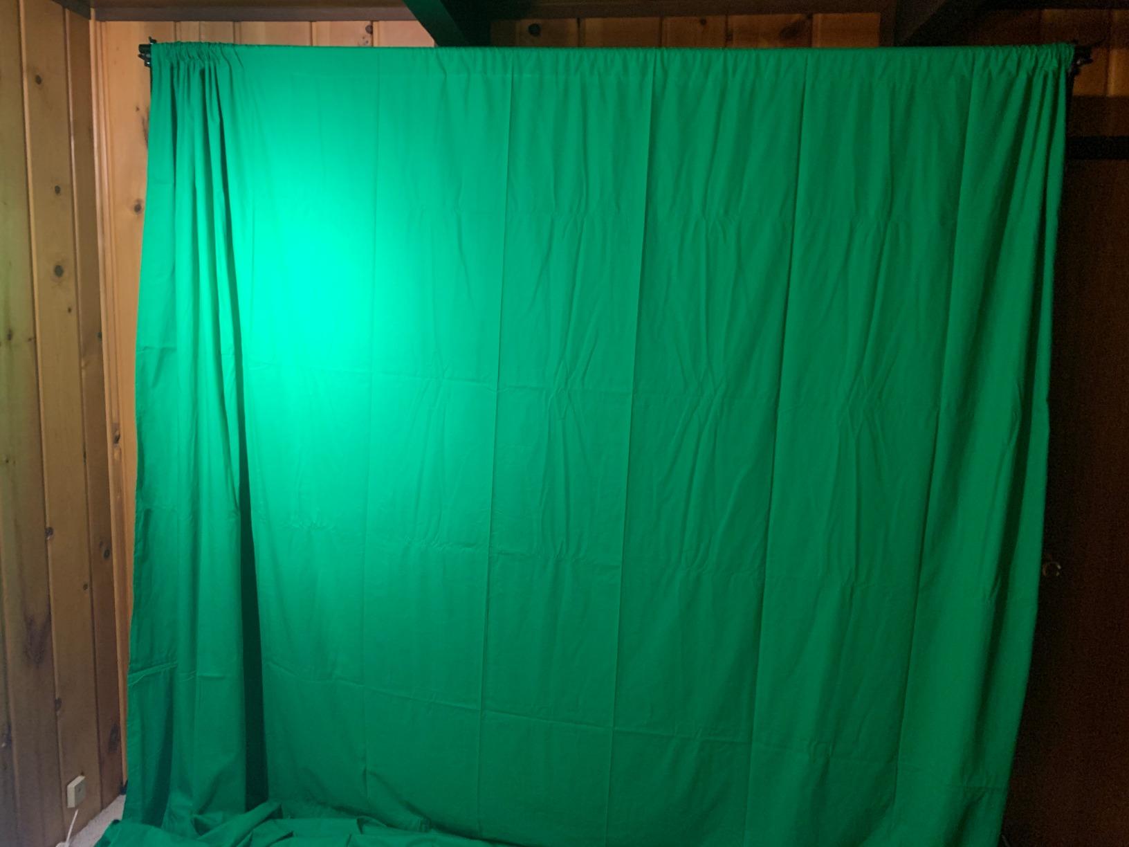 EMART Green Screen Backdrop Kit, 8.5x10FT Stand with 10x12FT Backdrop customer photo 2