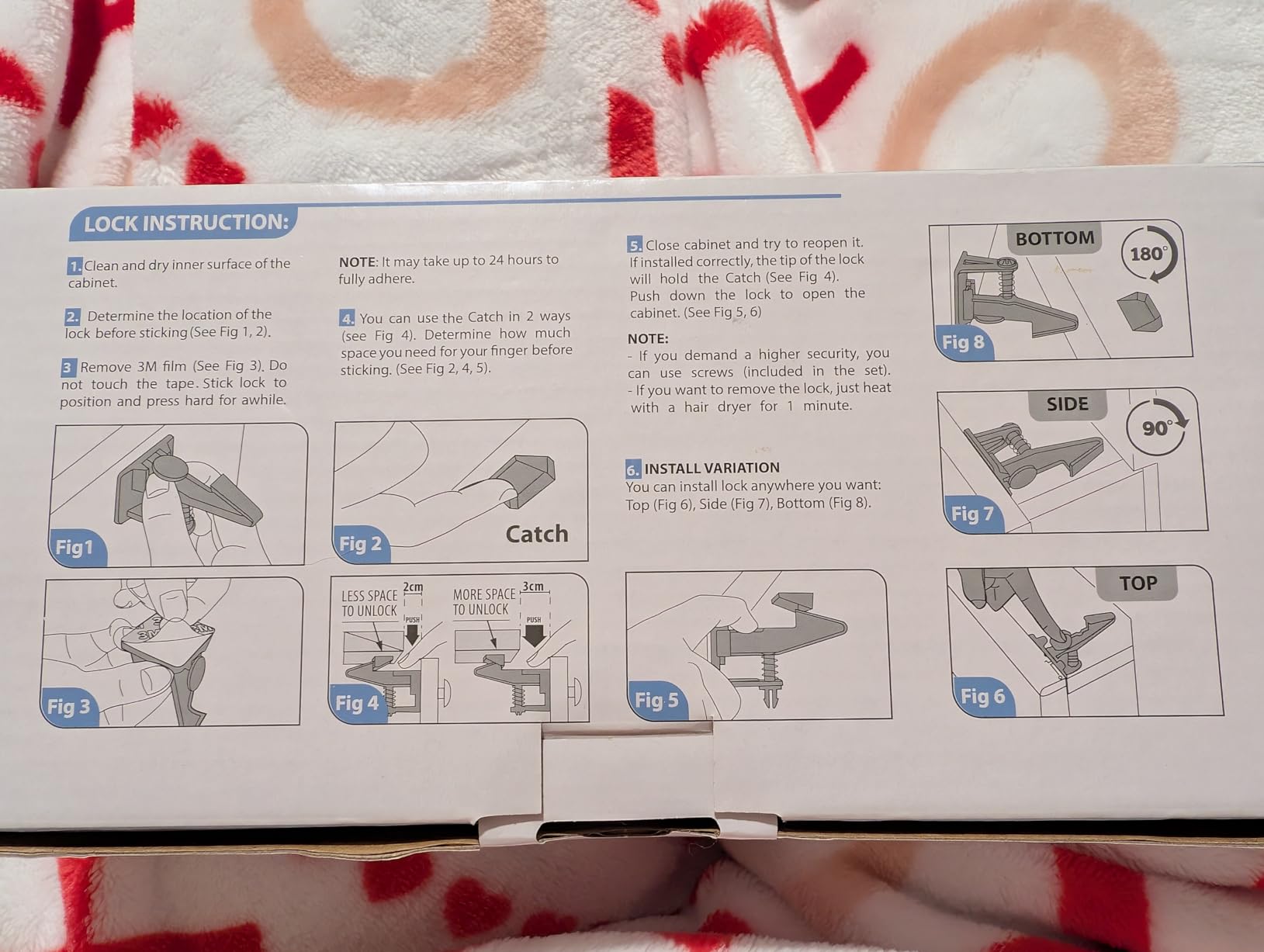 [12-Pack] Invisible Baby Proofing Cabinet Locks - No Drill Child Safety Drawer Latches - Adhesive Childproof Latch for Cabinets, Kitchen & Furniture - Secure Toddler & Infant Safety No Tools Required customer photo 2