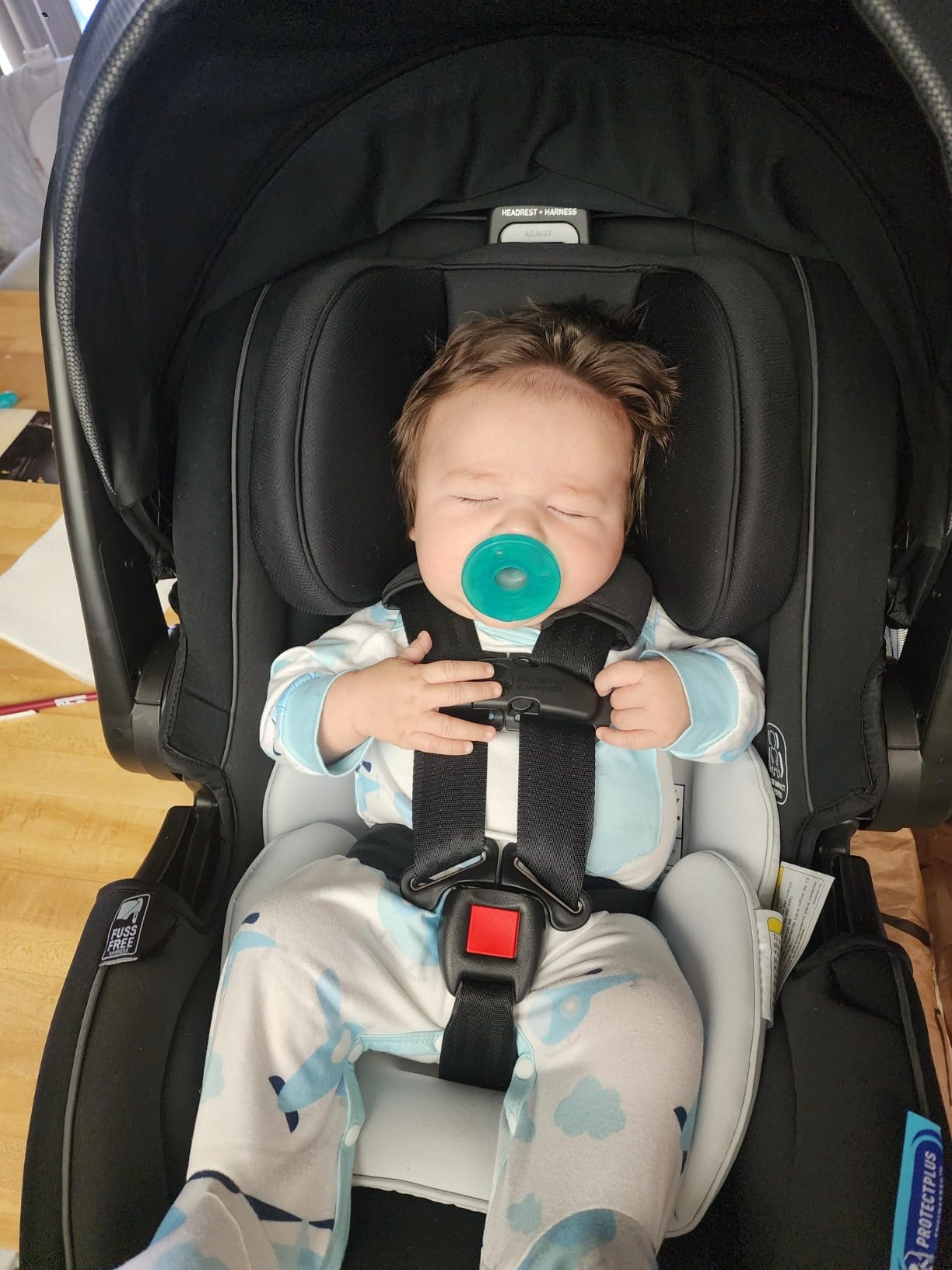 Graco SnugRide SnugLock LX Infant Car Seat, Rear Facing Baby Car Seat featuring TrueShield Technology, Baby Registry Must Have, Great Gift for New Parents customer photo 2