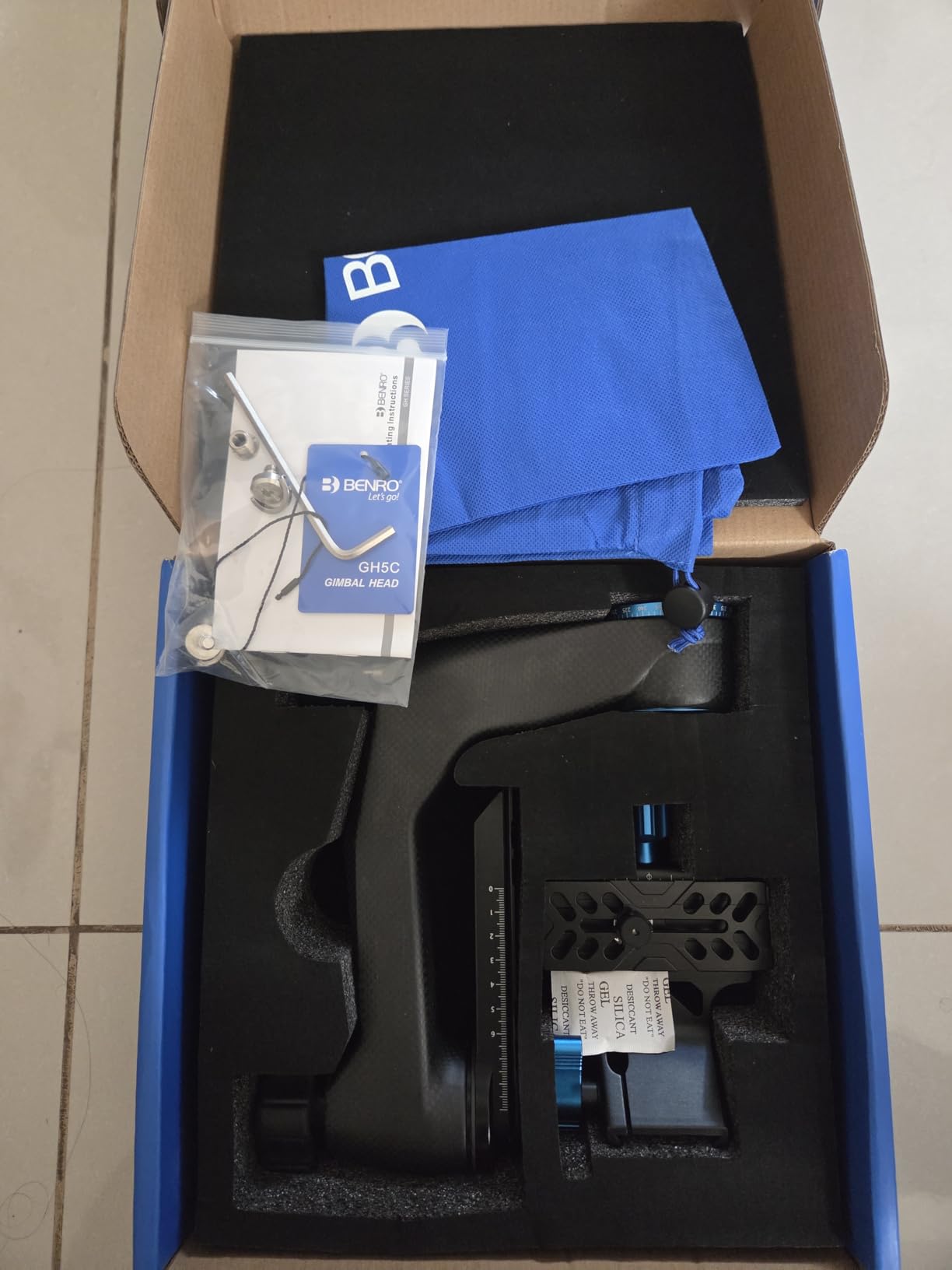 Benro GH5C Carbon Fiber Gimbal Head with PL100W QR Plate customer photo 2