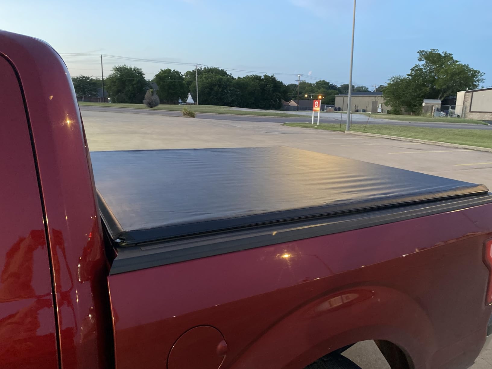 DNA MOTORING Truck Bed Top Hard Solid Tri-Fold Tonneau Cover Compatible with 2015-2024 Ford F150 5.5 ft Bed, New Upgrade, TTC-HARD-015 customer photo 1