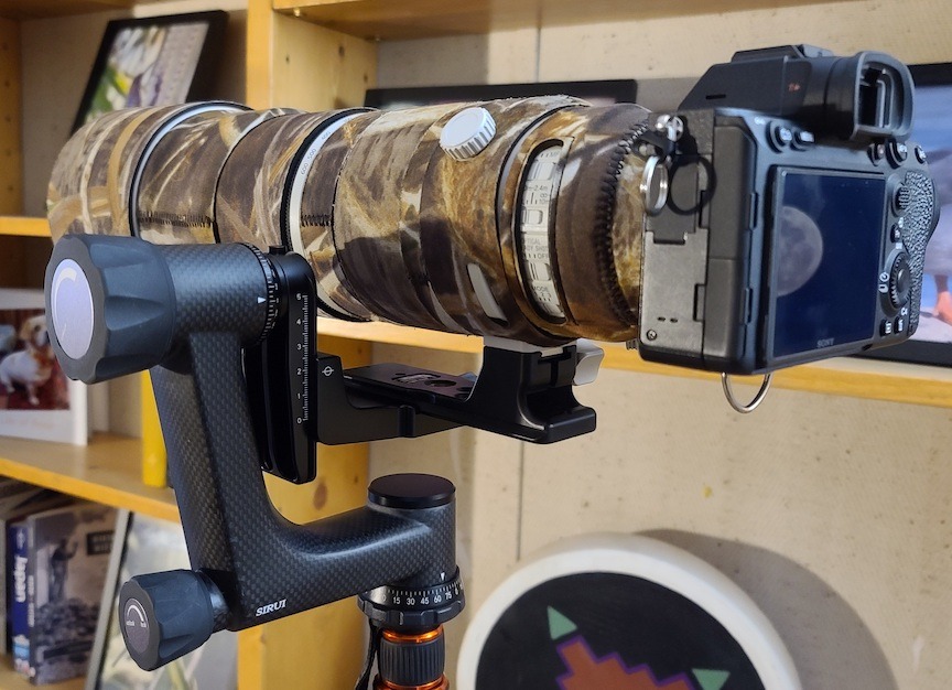 SIRUI PH-10 Gimbal Head, 360° Panoramic Tripod Head, 15kg, 600mm Telephoto customer photo 2