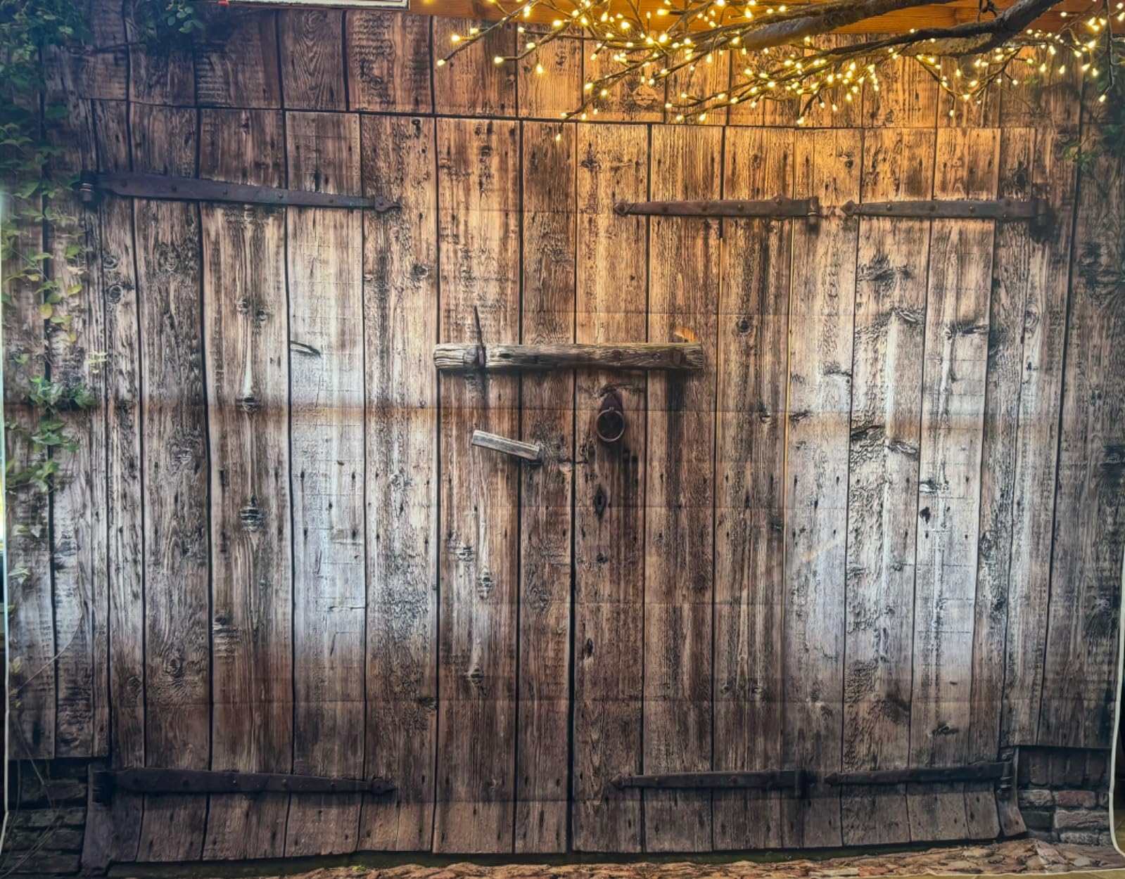 Brown Rustic Wall Wood Floor Abstract Photography Backdrop customer photo 1