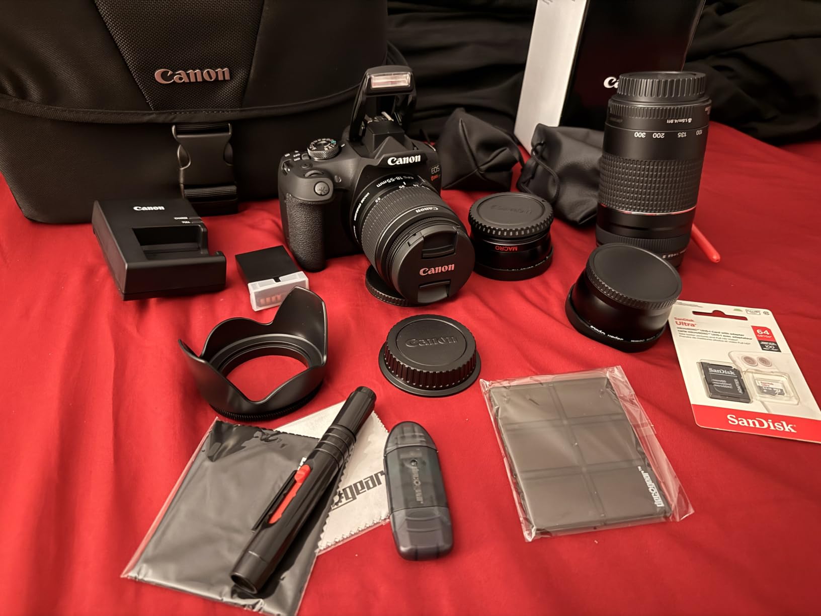 Canon EOS Rebel T7 DSLR Camera with 2 Lens Kit 18-55mm & 75-300mm Bundle customer photo 2