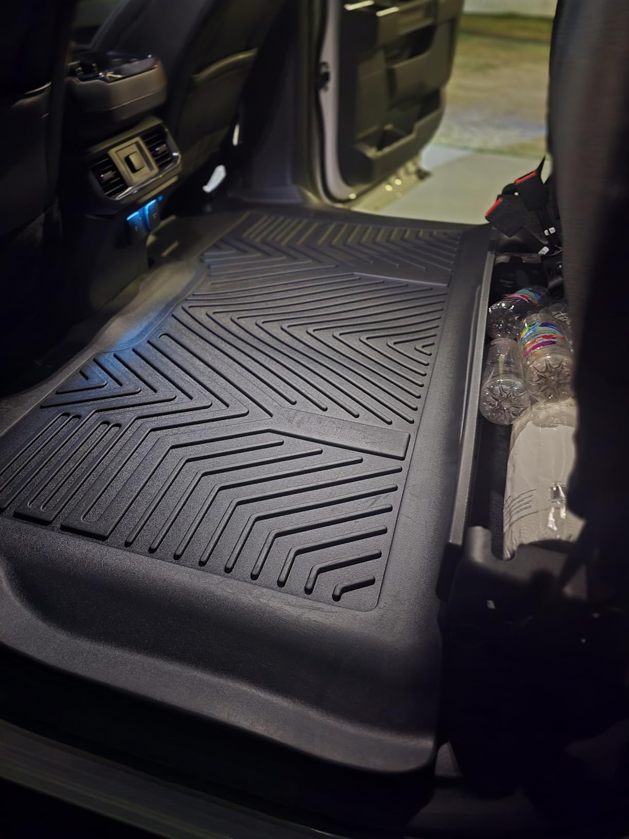 YITAMOTOR Floor Mats Fit for Ford F-150 2015-2026 & F150 Lightning 2022-2026 SuperCrew (Rear w/o U-Seat Flat Storage),TPE All Weather Truck mats, 1st & 2nd Row customer photo 1