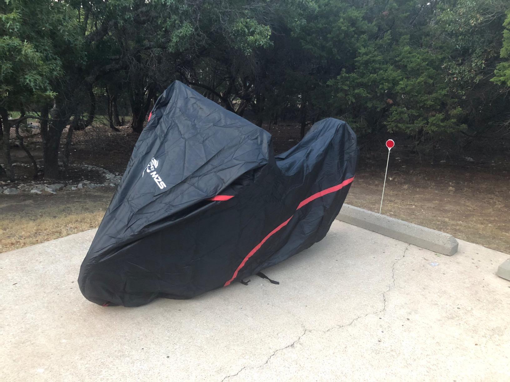 MZS Motorcycle Cover Waterproof Outdoor fits up to 86