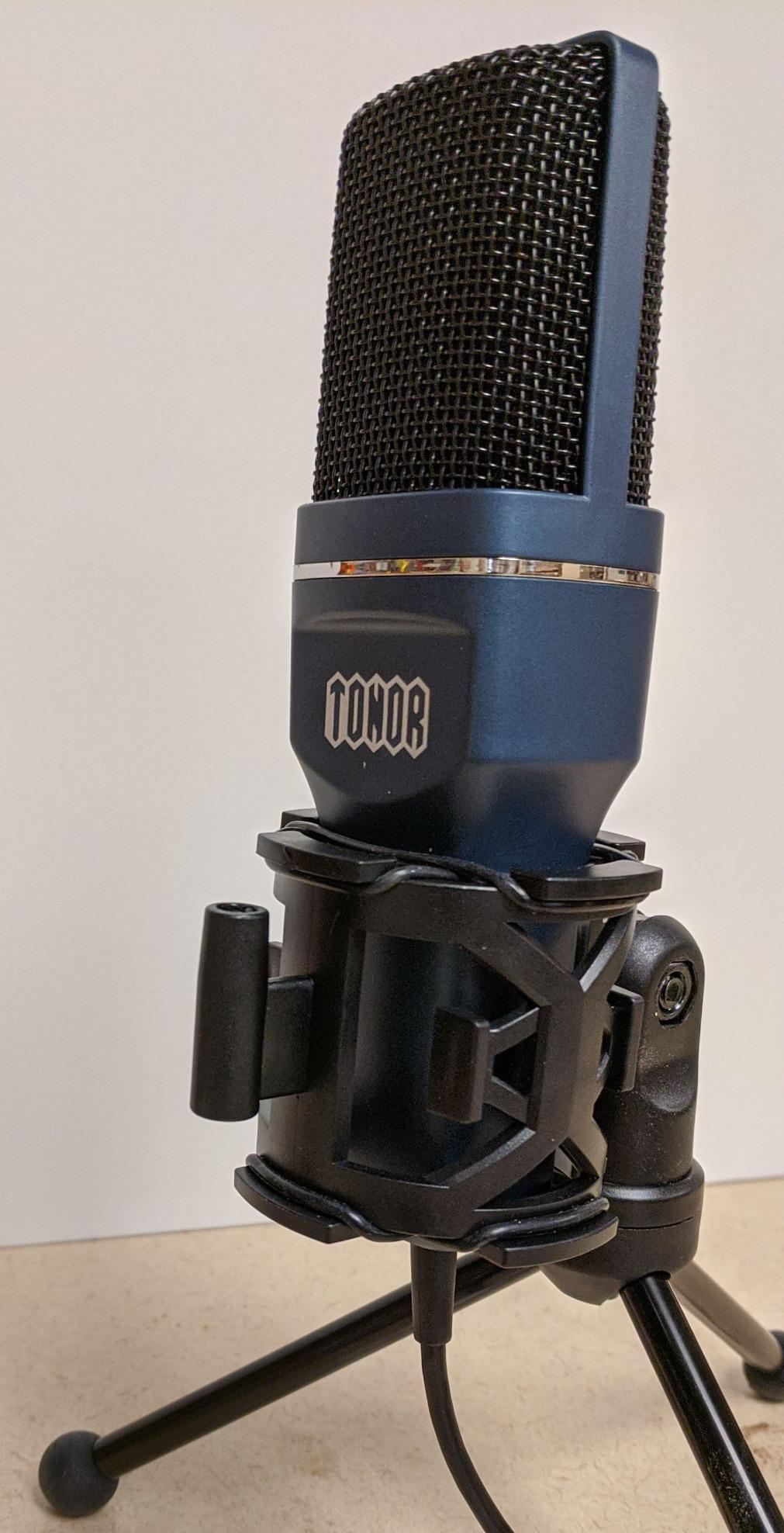 TONOR Podcast Microphone, USB Computer Mic, Cardioid Condenser PC Microfono customer photo 2