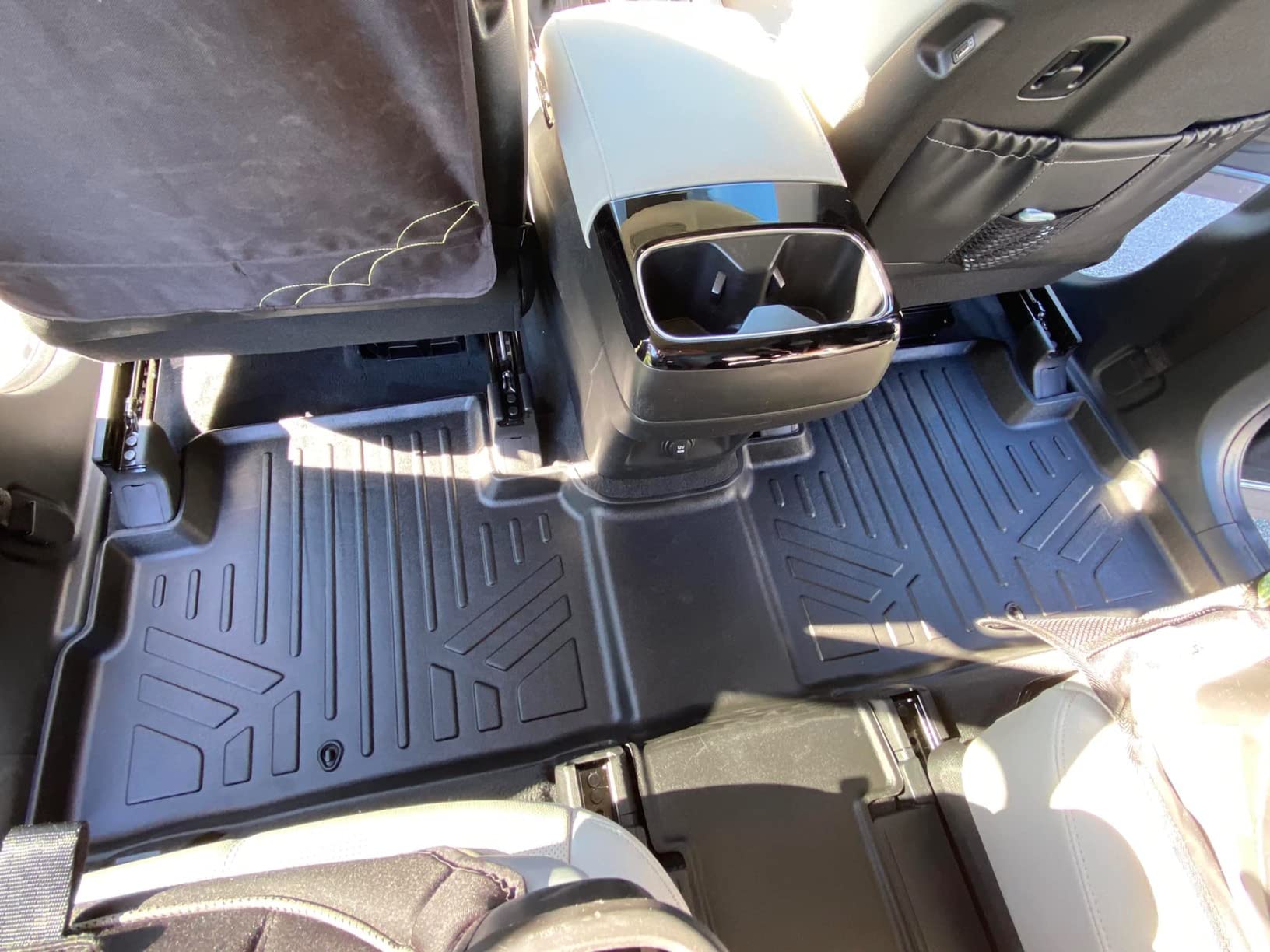 SMARTLINER All Weather Custom Fit 3 Row Floor Mat Liner Set Compatible with 2020-2025 Kia Telluride customer photo 1