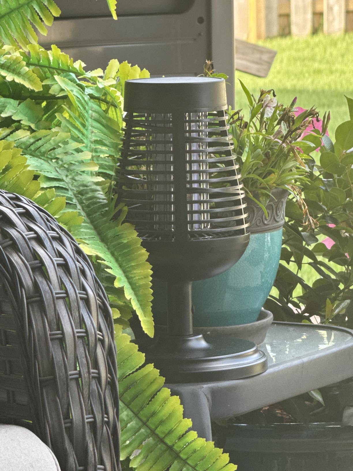 PIC Solar Insect Killer Torch (DFST), Bug Zapper and Accent Light, Solar Bug Zapper - Kills Bugs on Contact customer photo 2
