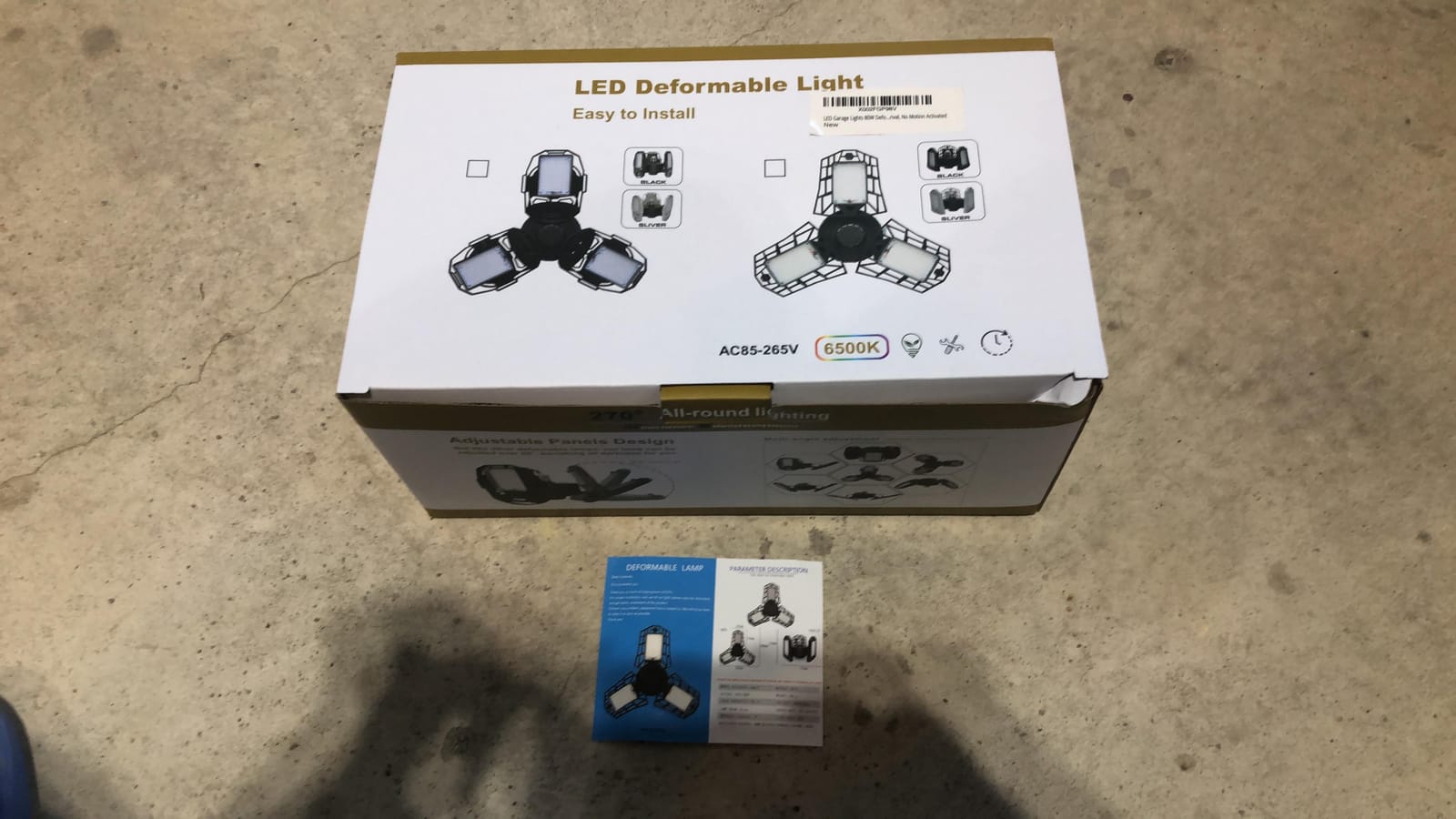 Luyata LED Garage Lights 2 Pack, 180W 18000LM 6500K Ceiling LED Shop Light customer photo 1
