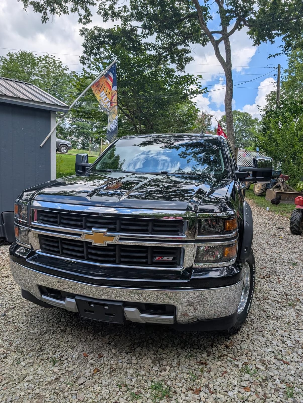 Towing Mirrors Compatible with 2014 2015 2016 2017 2018 Chevy Silverado GMC Sierra 1500 2500 HD 3500 HD with Power Glass LED Arrow Turn Signal Backup Lamp Running Light Heated Extendable Pair Set customer photo 2