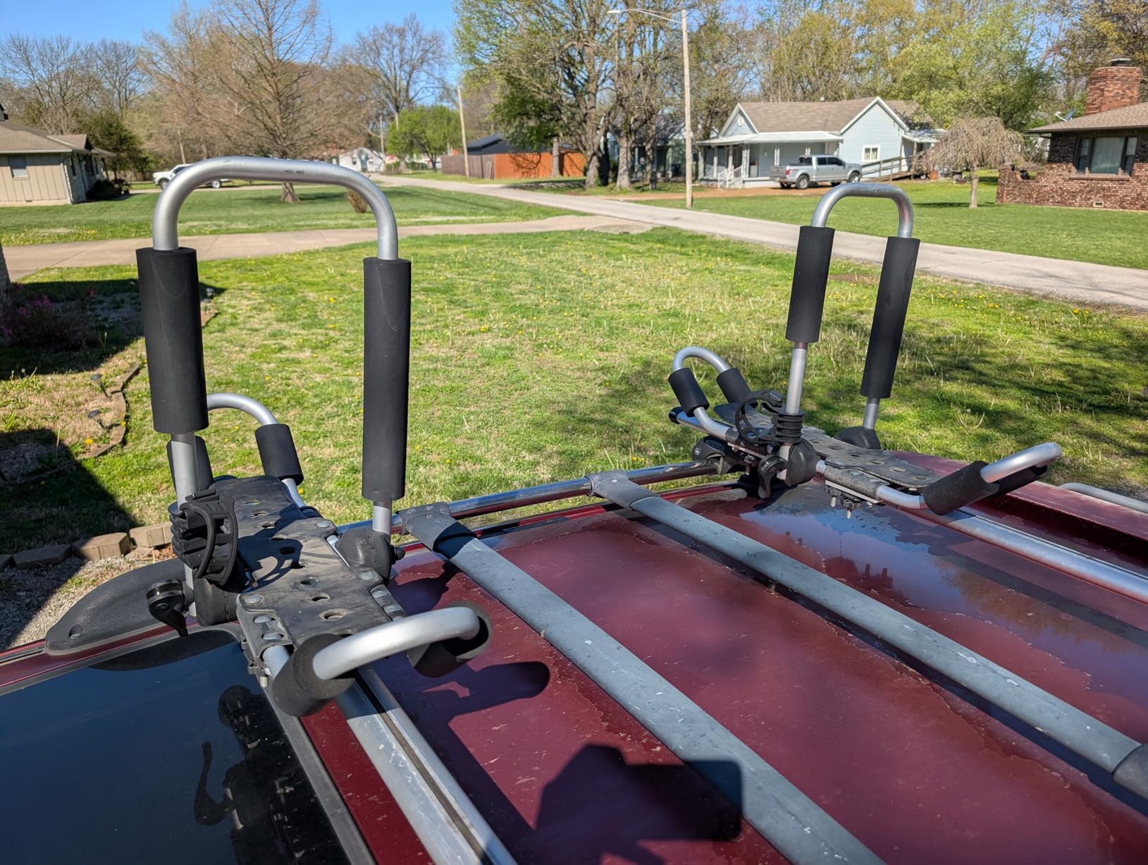 IKURAM R Aluminum Kayak Roof Rack Folding J-Style Universal 4-in-1 customer photo 1