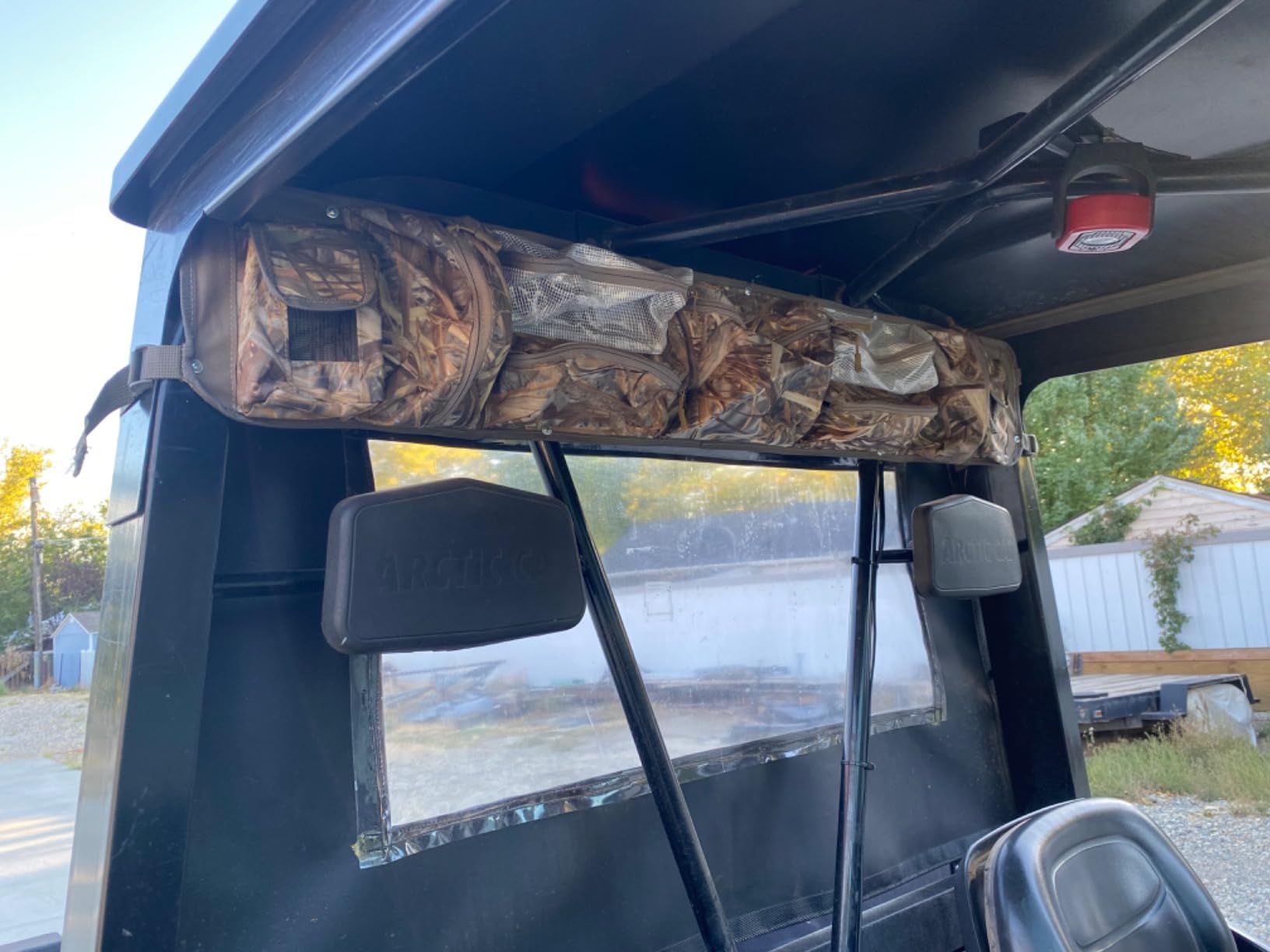 MYDAYS UTV Roll Cage Organizer Case, Cargo Rear Storage Bag Gear Bags,Tools Storage Solution for Most Full Size UTVs, Polaris, Yamaha and Kawasaki UTVs customer photo 2