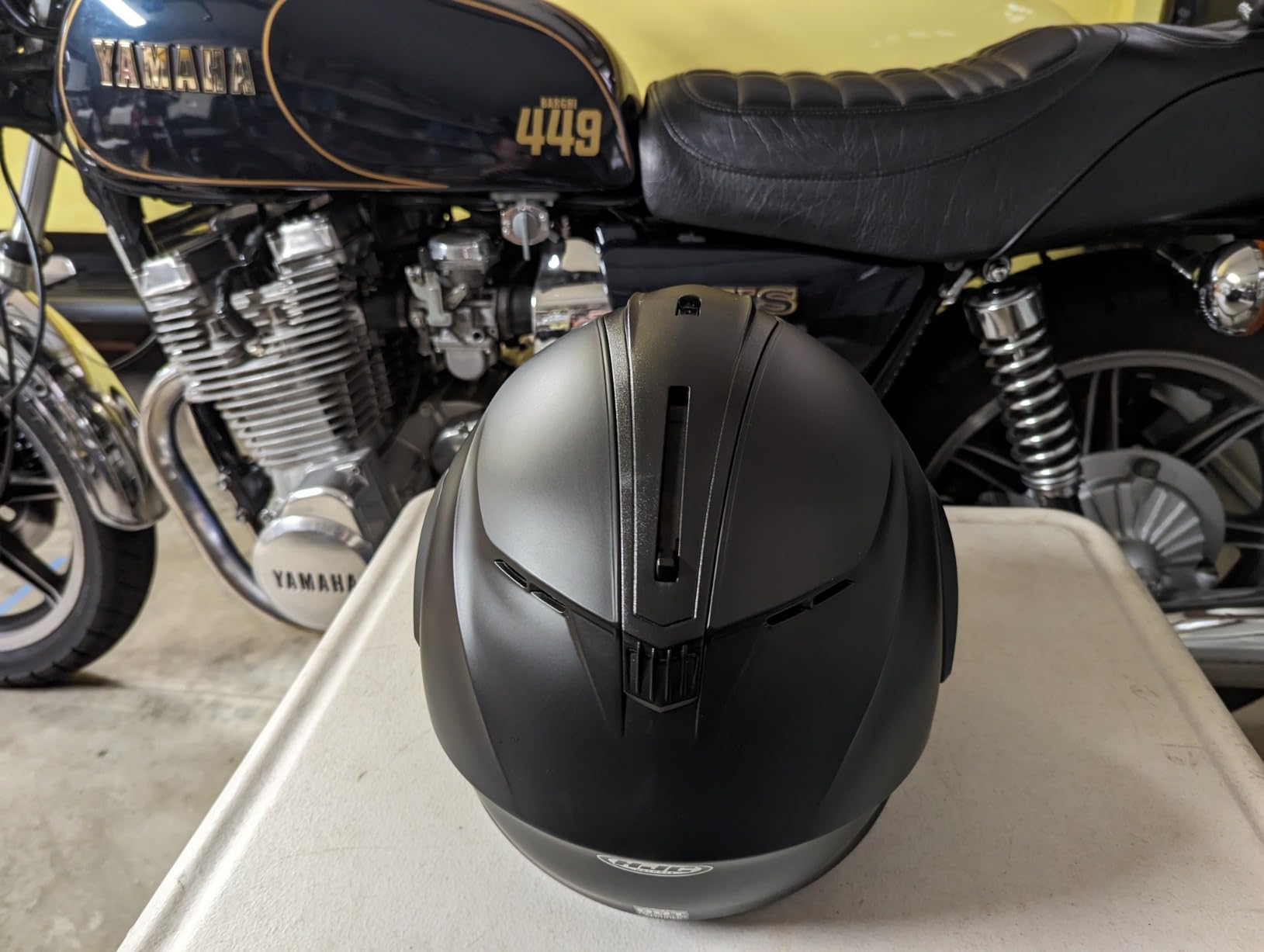 HJC C91 Solid Modular Motorcycle Helmet with HJ-17 Pinlock Shield, DOT Approved (Semi Flat Black, Medium) customer photo 1
