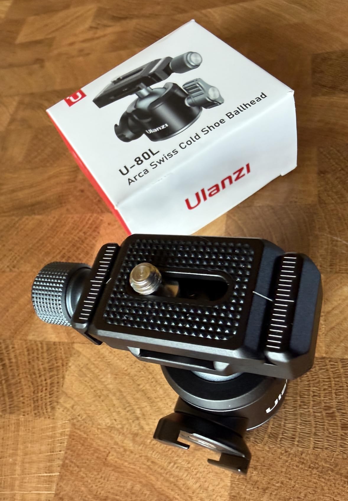 ULANZI U-80L Metal Ball Head Camera Mount Arca Swiss 360 Rotating with customer photo 1