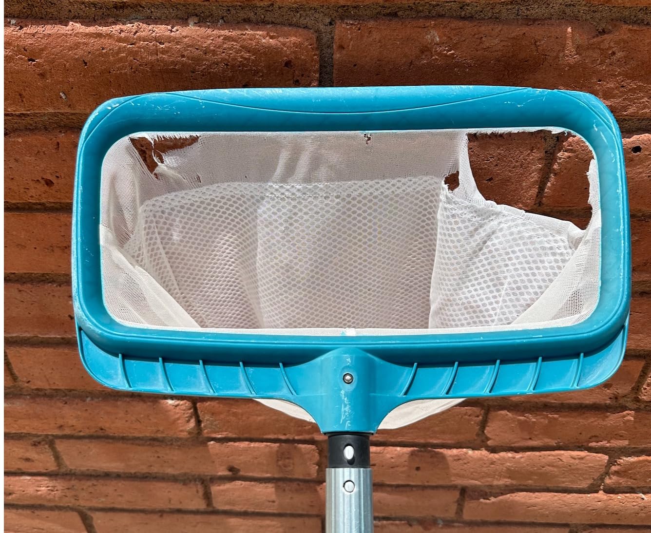 POOLWHALE Pool Skimmer Leaf Rake Net, Fine Mesh Deep Nylon Bag (No Pole) customer photo 2