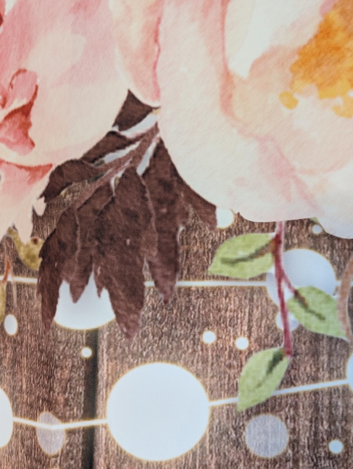 Sensfun 7x5ft Rustic Wood Floral Backdrop for Baby Shower Newborn Studio Picture Photography Retro Wooden Floor Pink Flower Wall Background Wedding Bridal Shower Birthday Party Photoshoot Booth Banner customer photo 1