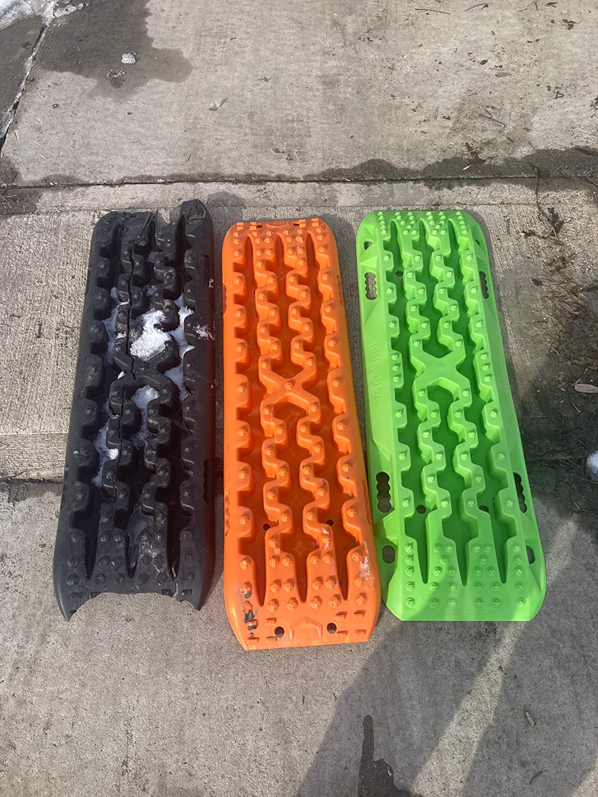 Rhino USA Off-Road Traction Boards (2-Pack) - Sand, Mud & Snow (Green) customer photo 1