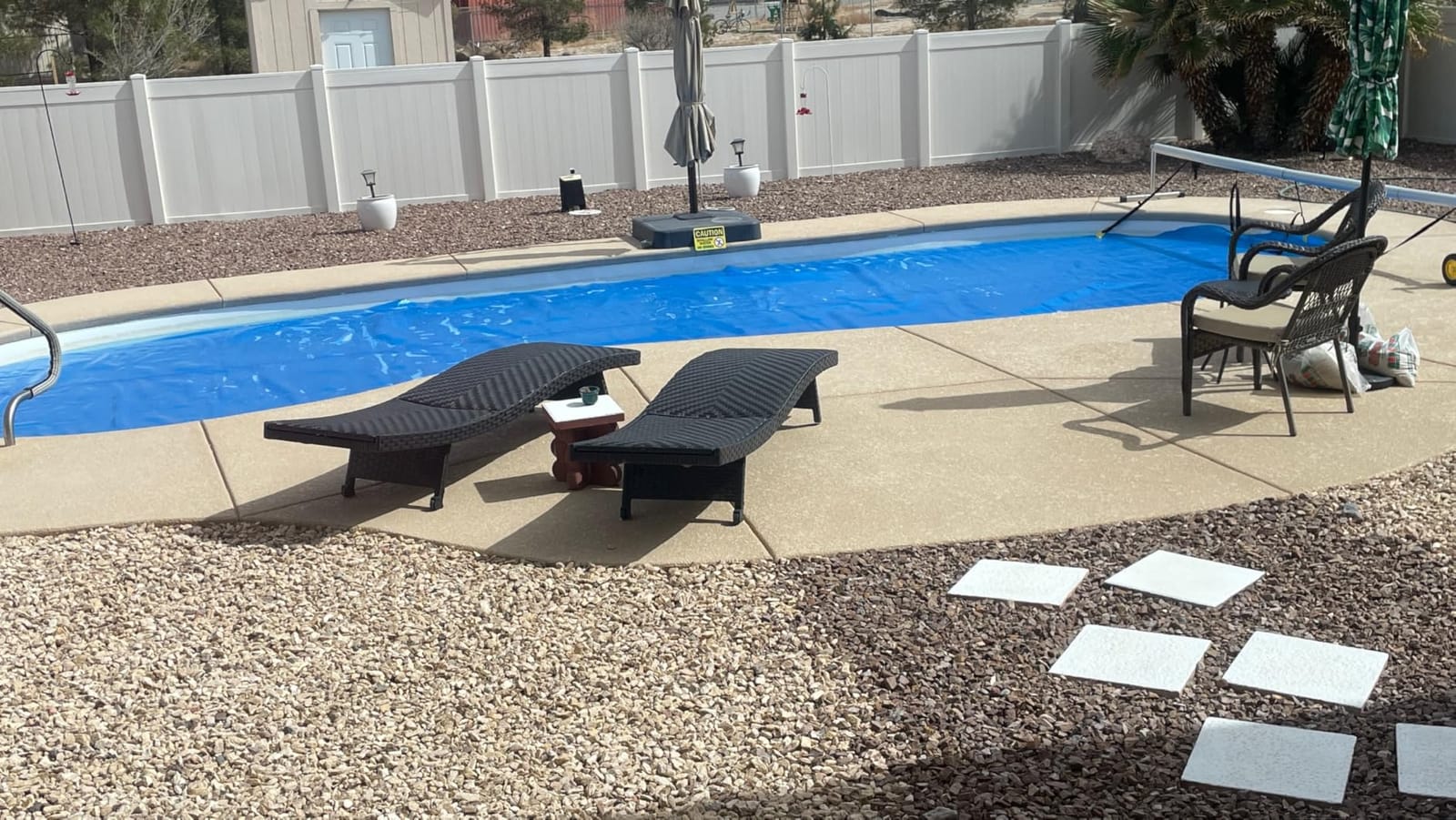 BigXwell Heavy-Duty Solar Pool Cover 18ft Round - 16Mil Blue customer photo 2