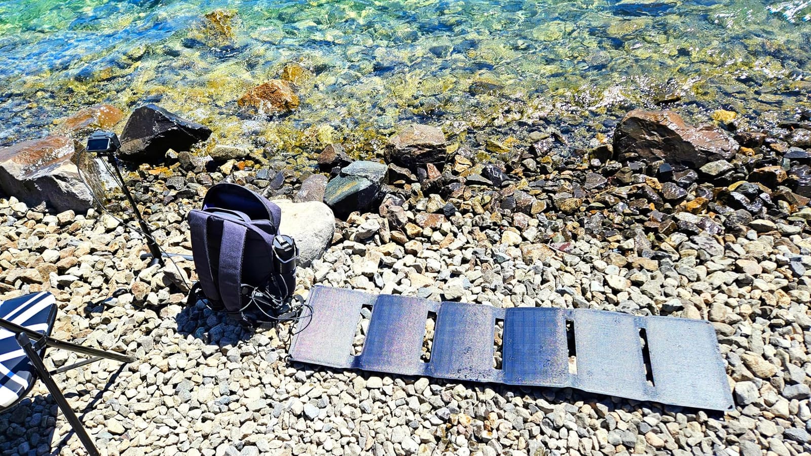 FlexSolar 40W Foldable Solar Panel Charger, USB-C USB-A & DC Outputs customer photo 2
