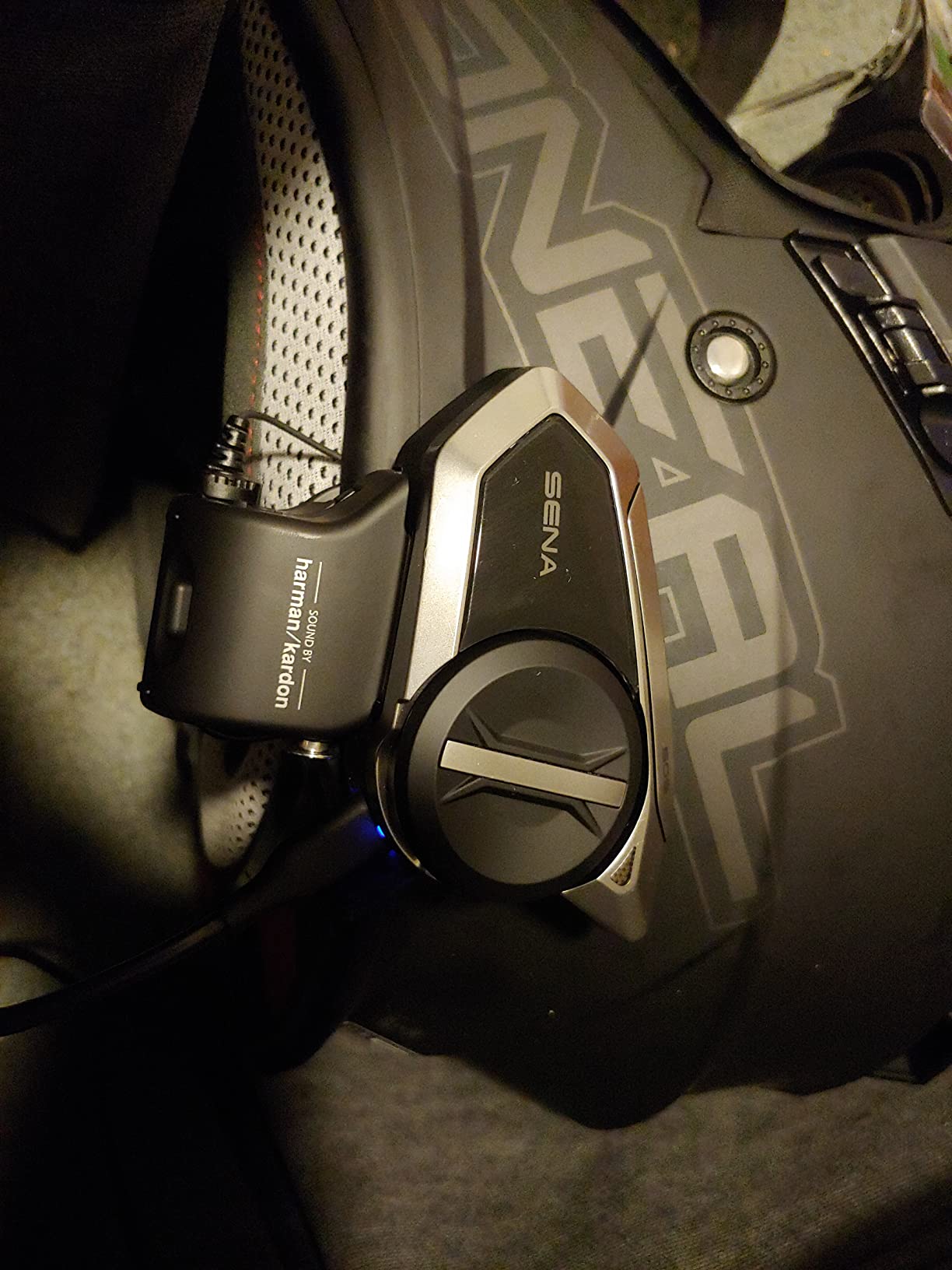 Sena 50S Motorcycle Jog Dial Communication Bluetooth Headset w/Sound by Harman Kardon Integrated Mesh Intercom System Premium Microphone & Speakers customer photo 2
